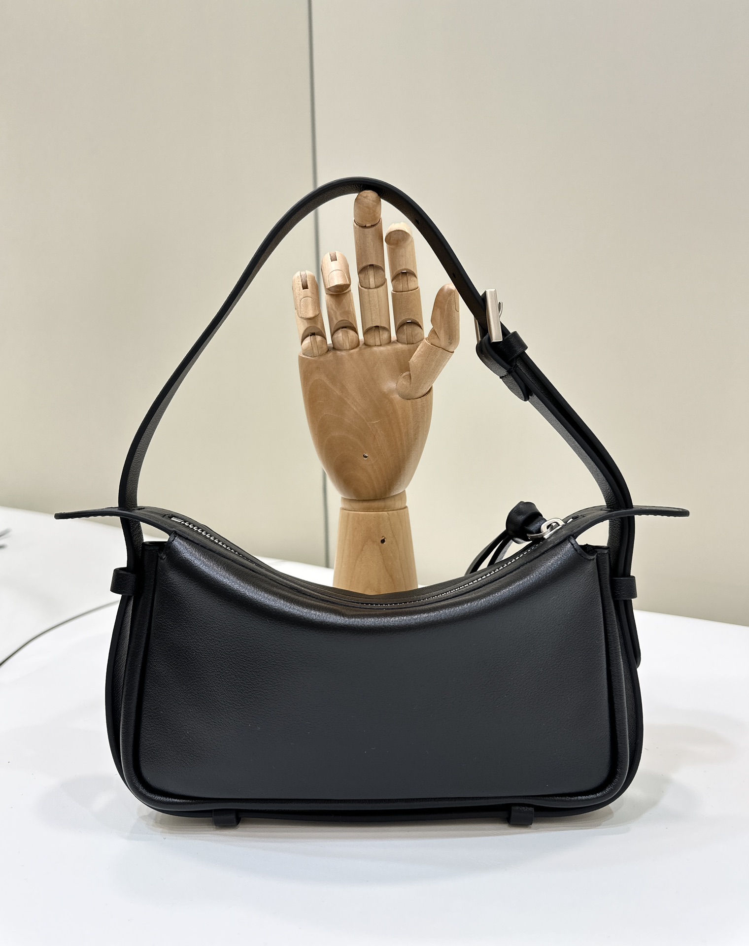 Fendi Simply Leather Mini Bag Black