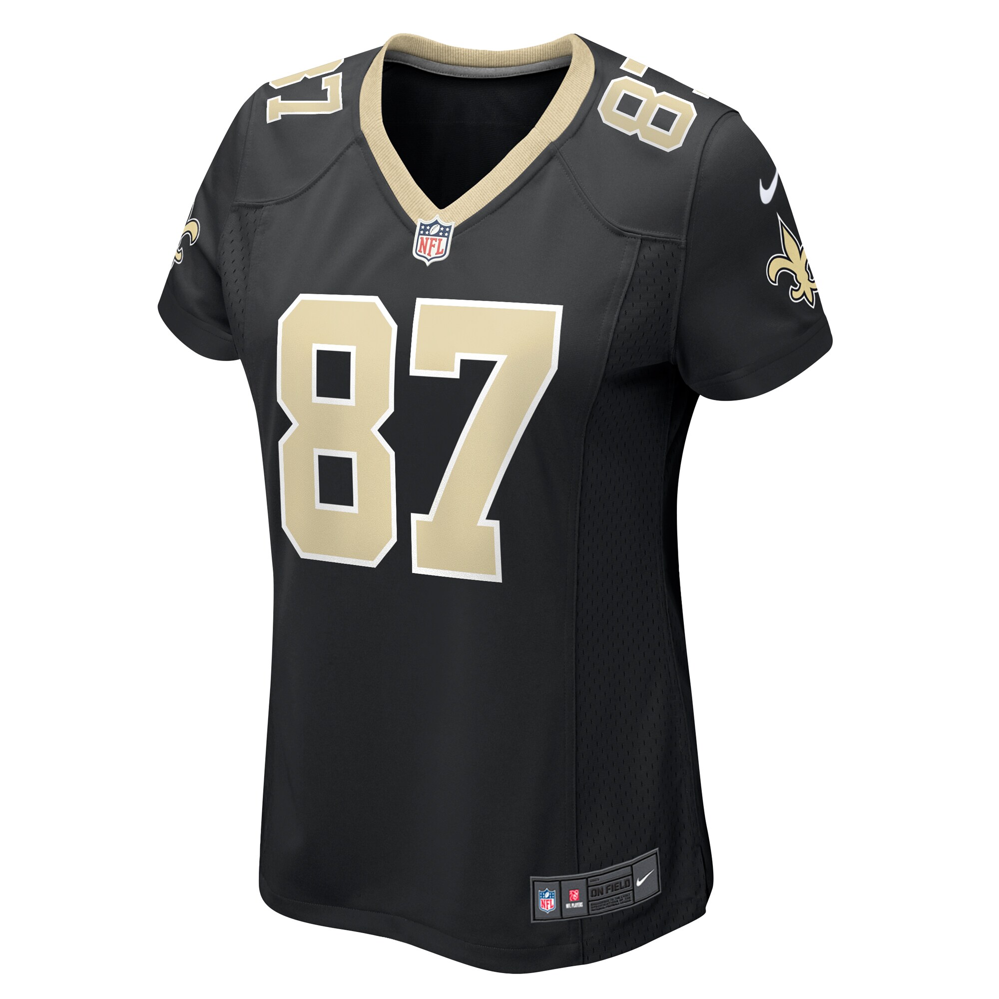 Foster Moreau New Orleans Saints Nike Women's Team Game Jersey -  Black