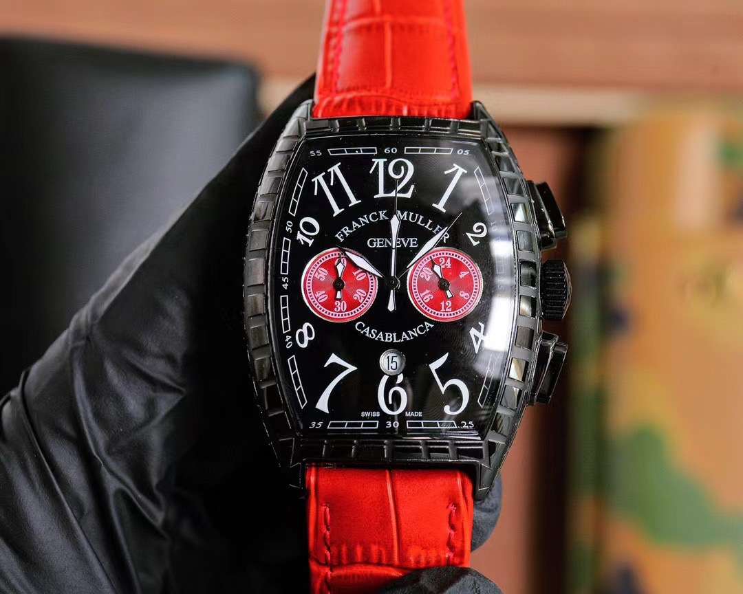 Franck Muller Red Leather - Franck Muller Casablanca Red Leather