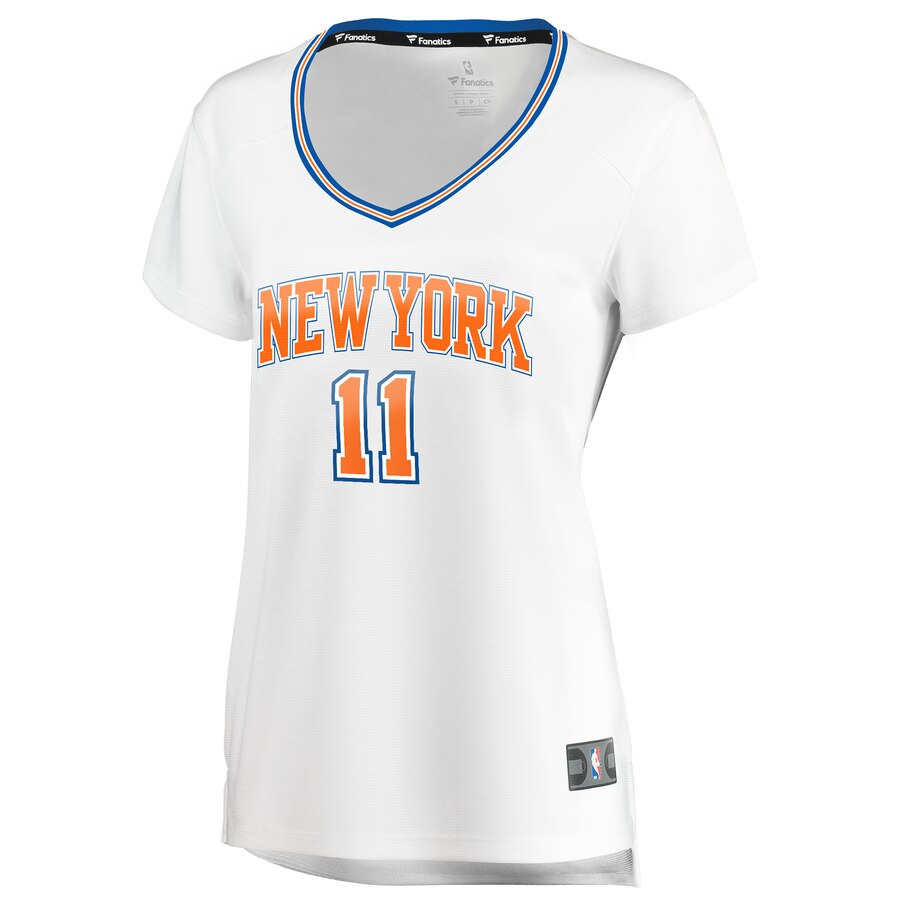 Fanatics Ntilikina Knicks Women's Jersey - Ultimate #11 Statement White