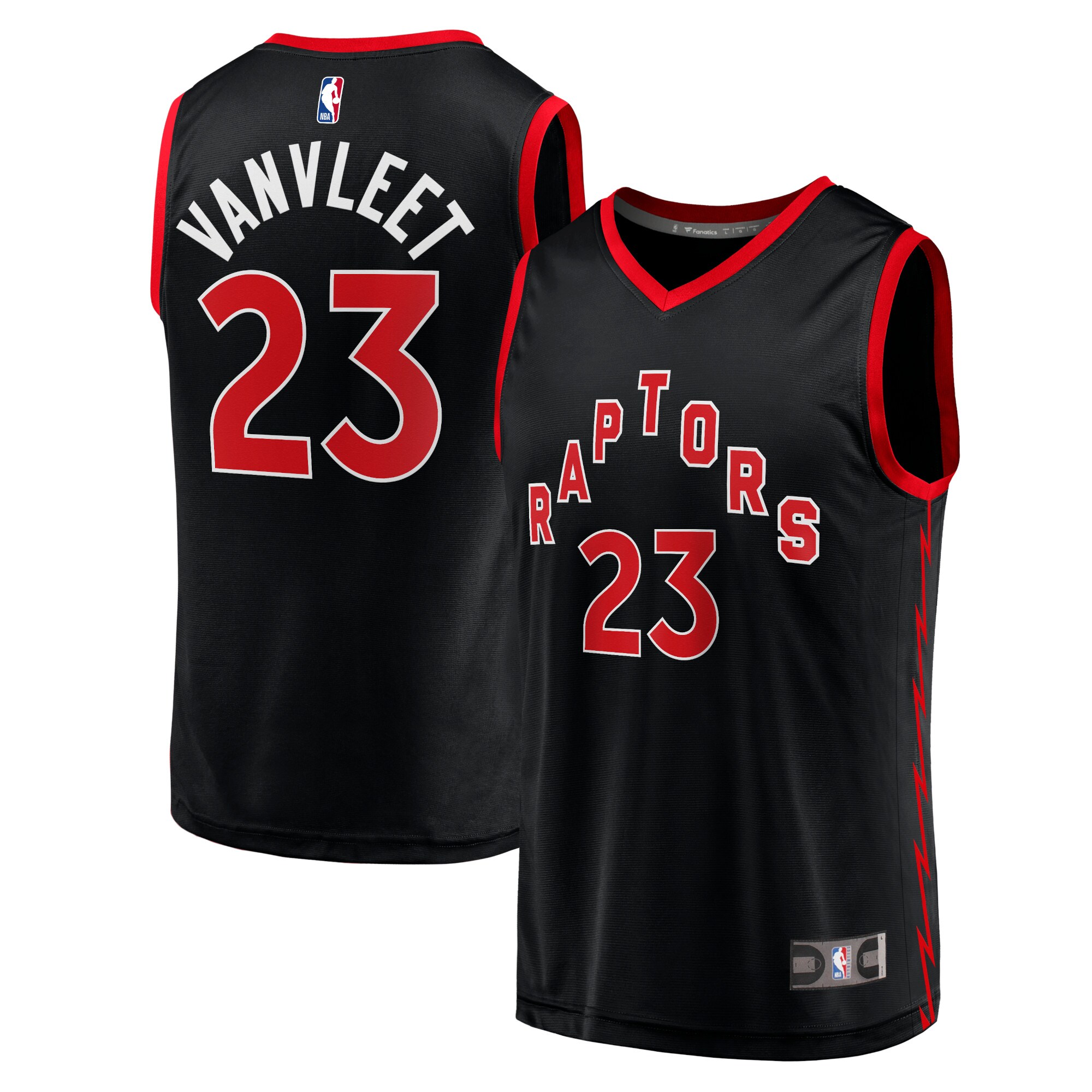 Fanatics Fred VanVleet Raptors Youth Jersey Black - Ultimate 2020/21 Edition