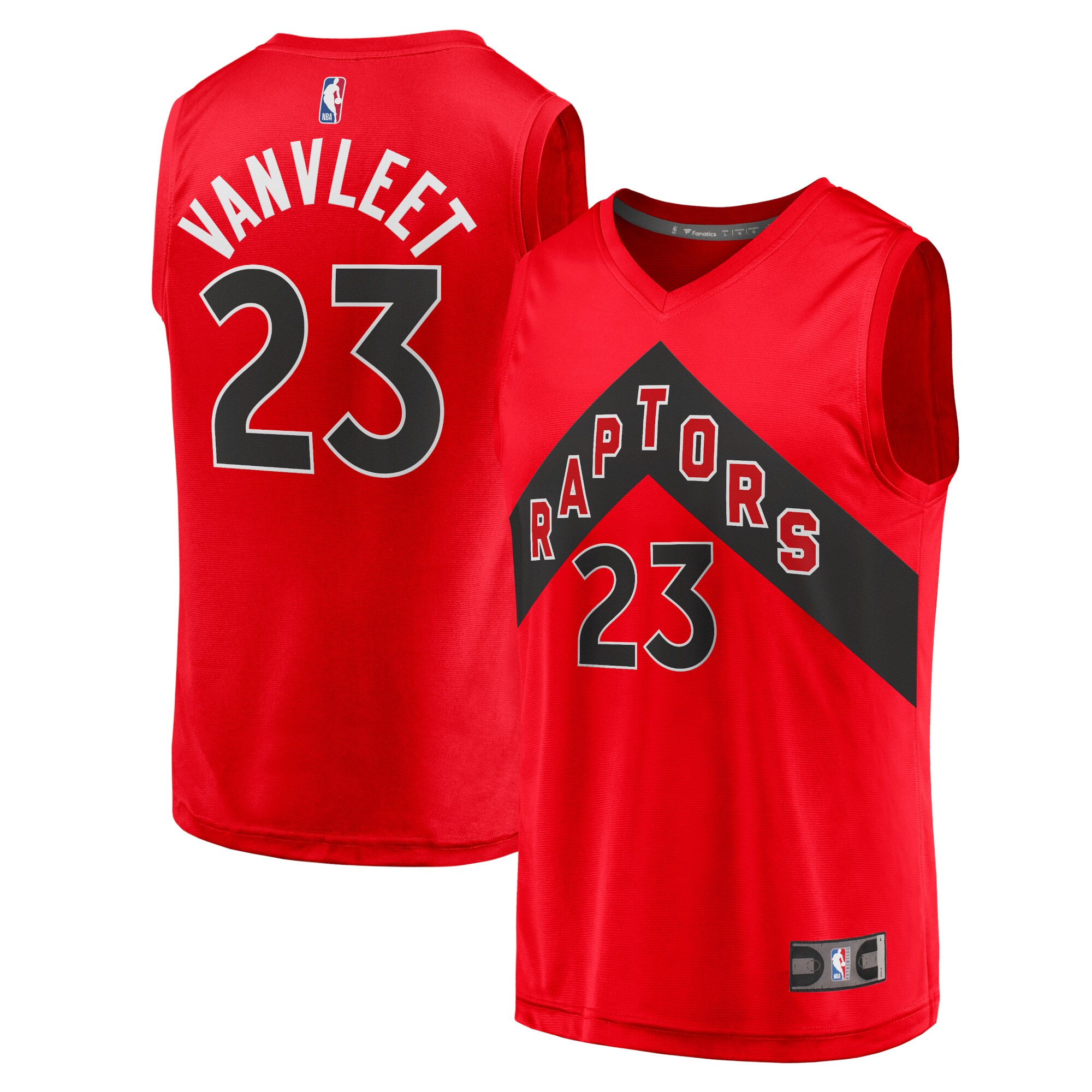 Fred VanVleet Youth Raptors Jersey #23 - Ultimate Fanatics Branded Replica