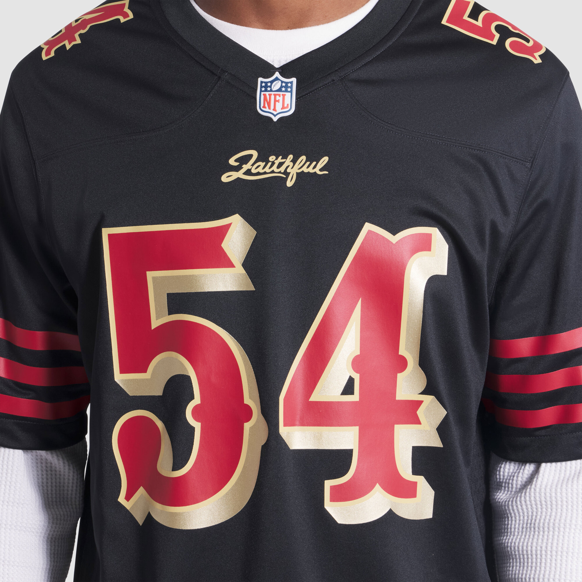 Fred Warner San Francisco 49ers Nike 2025 Rivalries Collection Game Jersey – Black