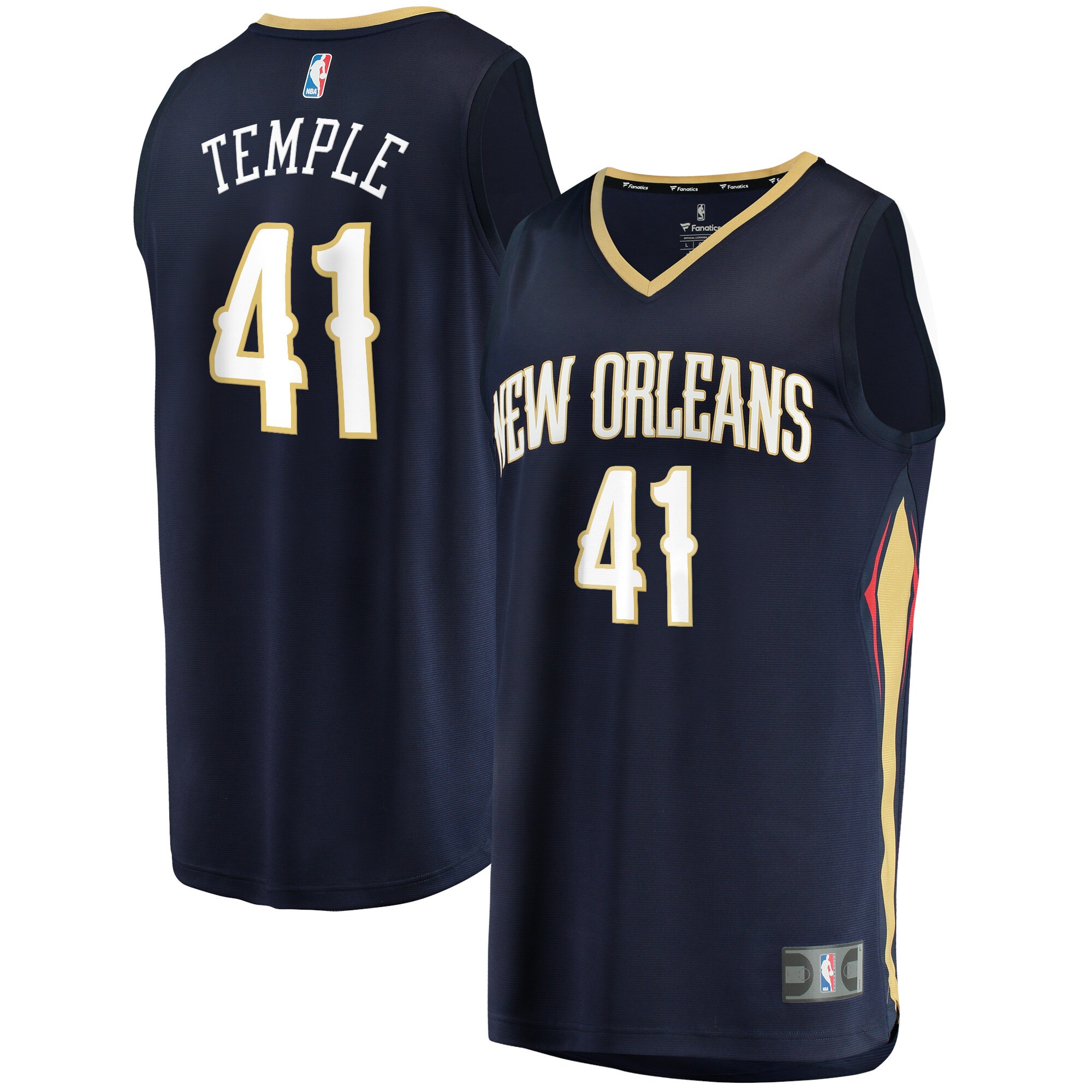 Garrett Temple Pelicans Icon Jersey 2021/22 - Amazing Fanatics Replica