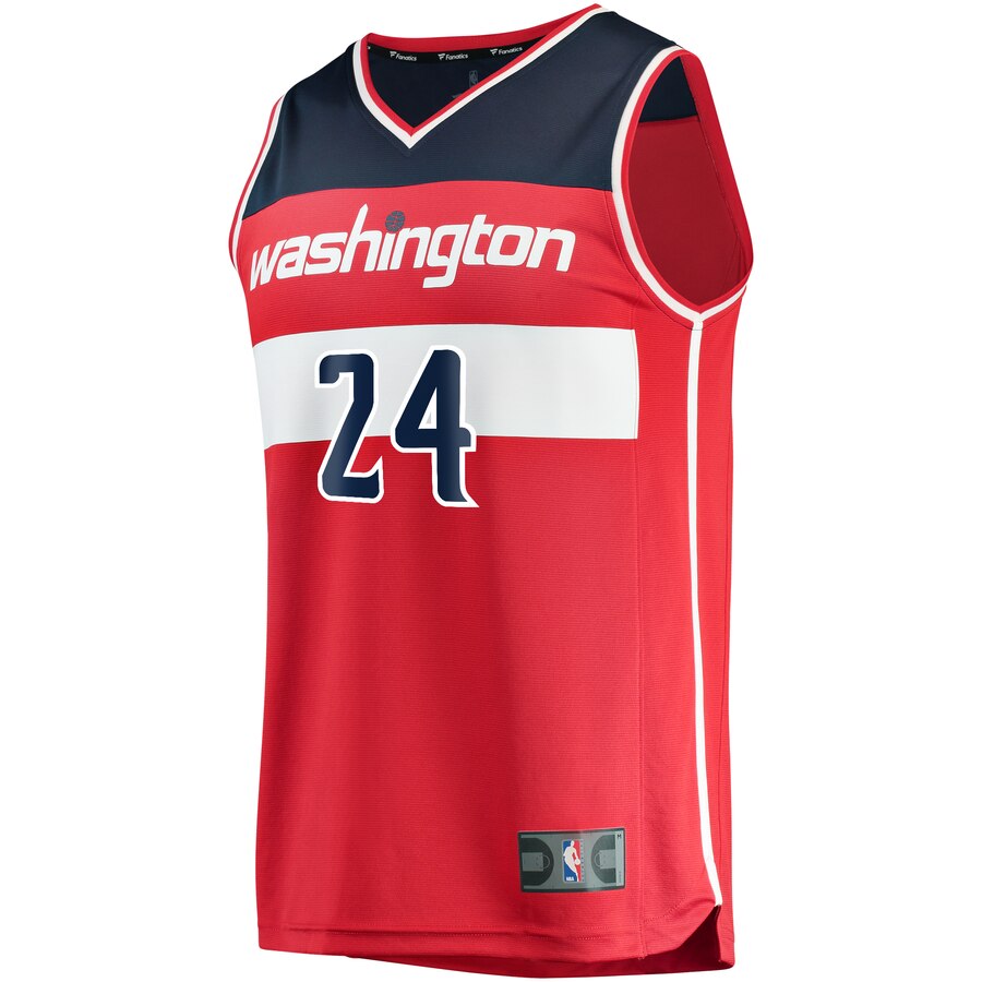 Garrison Mathews Wizards Youth Jersey - Premium Fanatics 24 Icon Edition