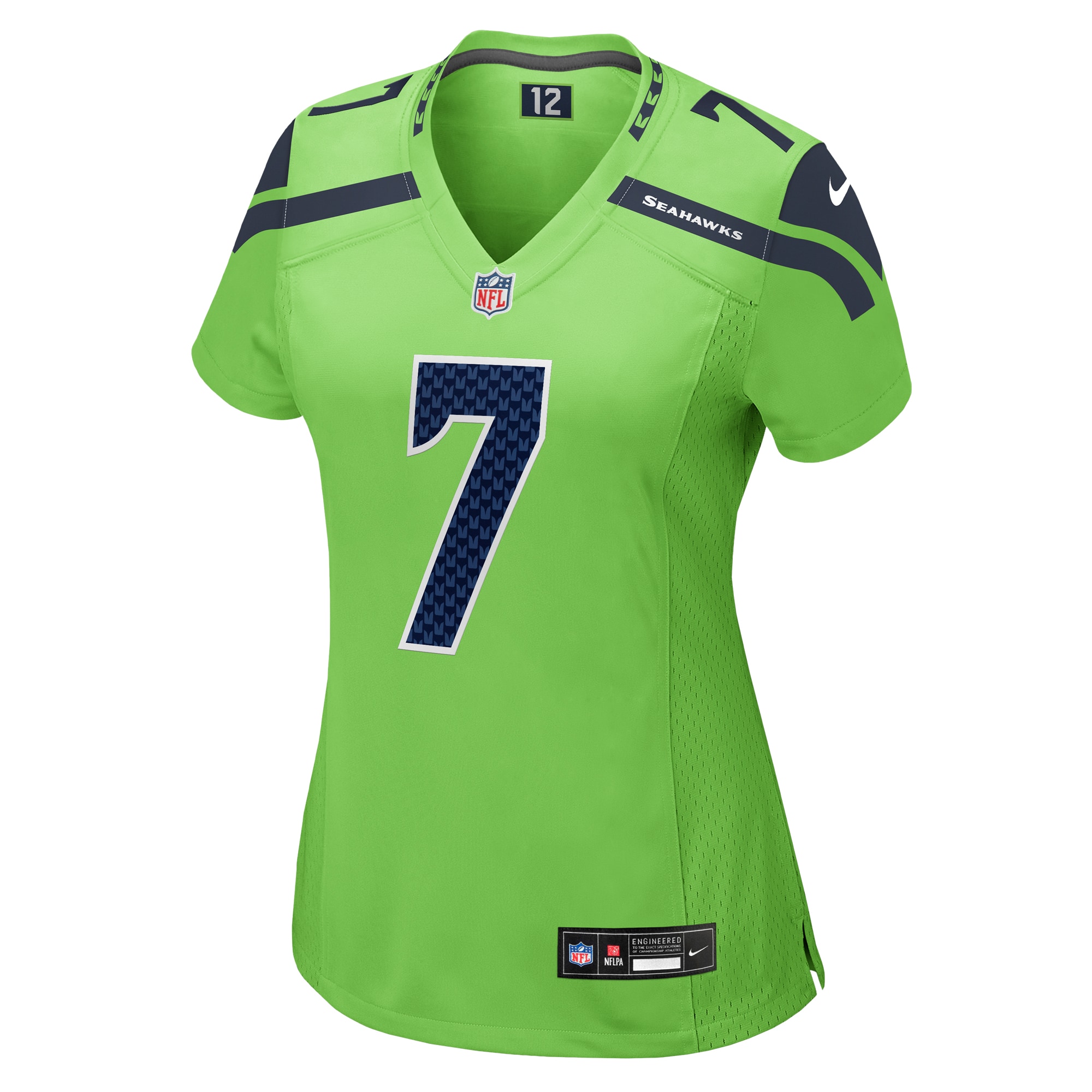 Geno Smith Seattle Seahawks Nike Women's  Game Jersey - Neon Green