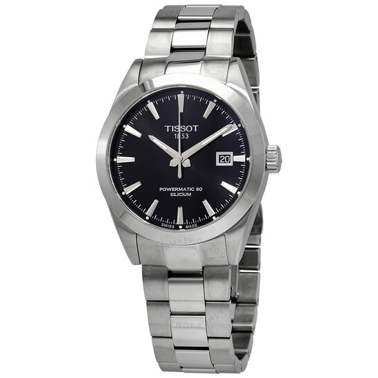 Gentleman Powermatic 80 Automatic Black Dial Watch