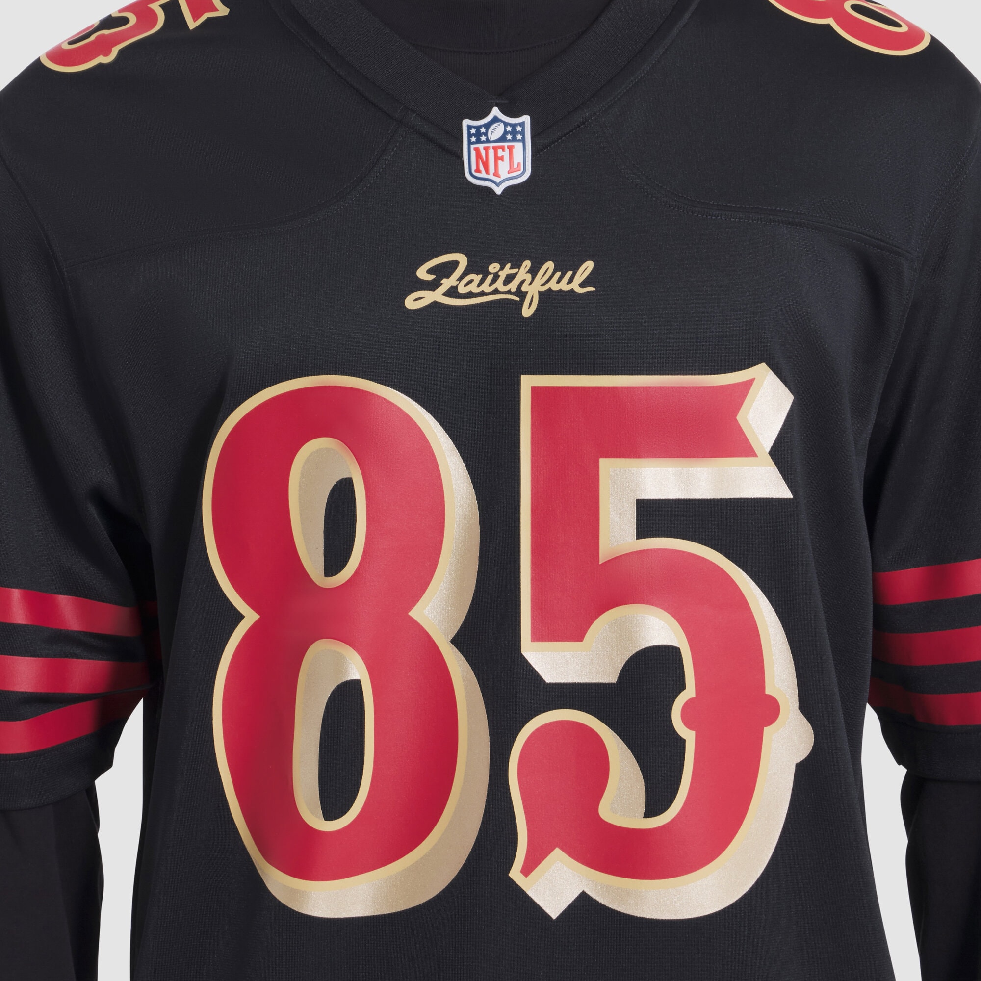 George Kittle San Francisco 49ers Nike 2025 Rivalries Collection Game Jersey – Black