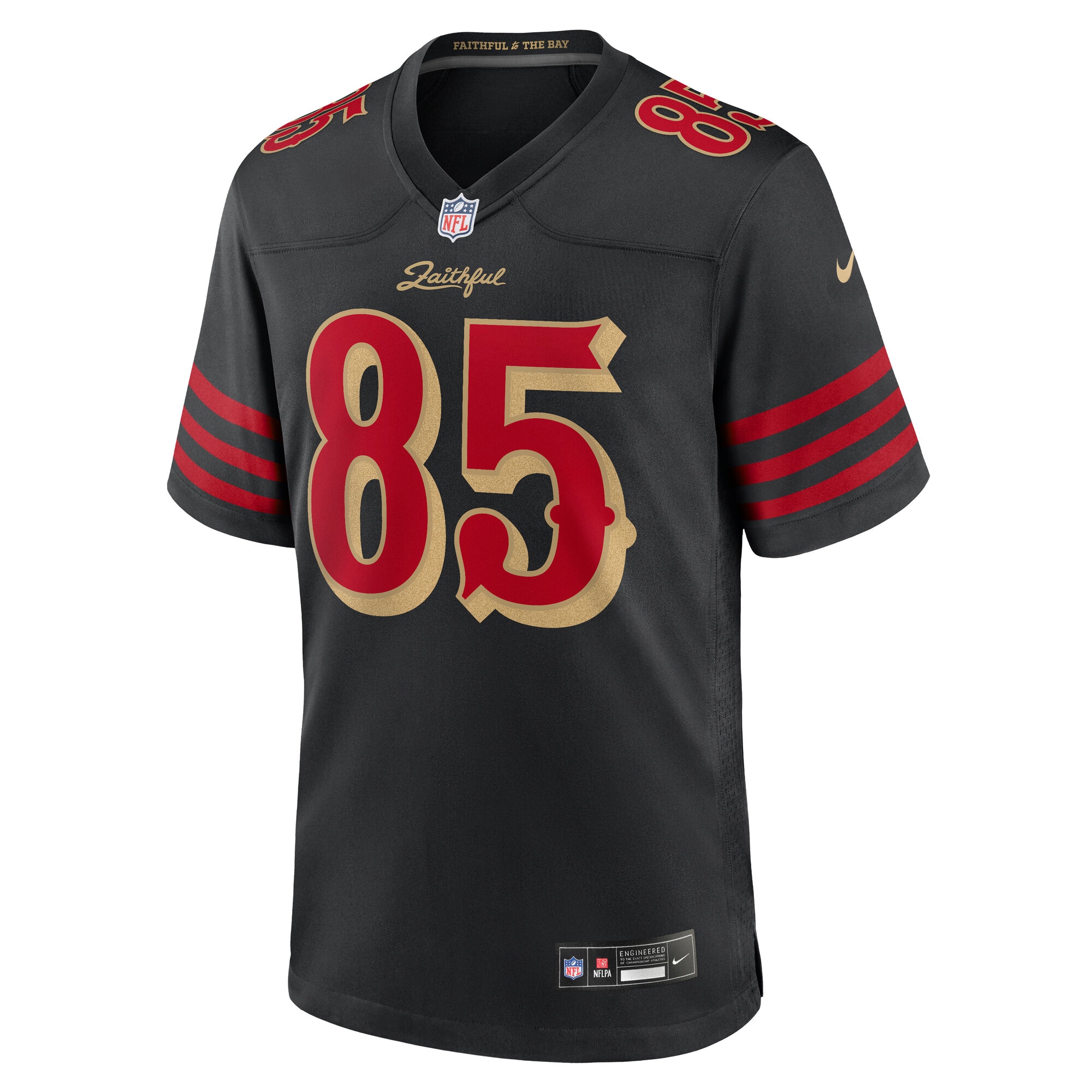 George Kittle San Francisco 49ers Nike 2025 Rivalries Collection Game Jersey – Black
