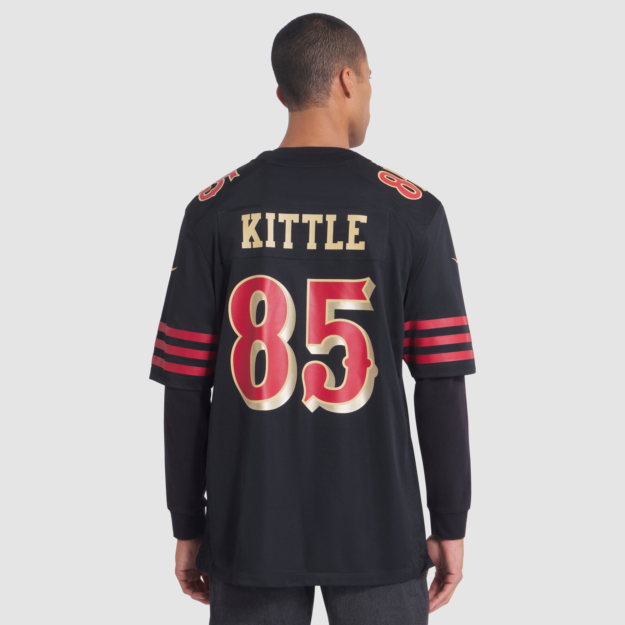George Kittle San Francisco 49ers Nike 2025 Rivalries Collection Game Jersey – Black