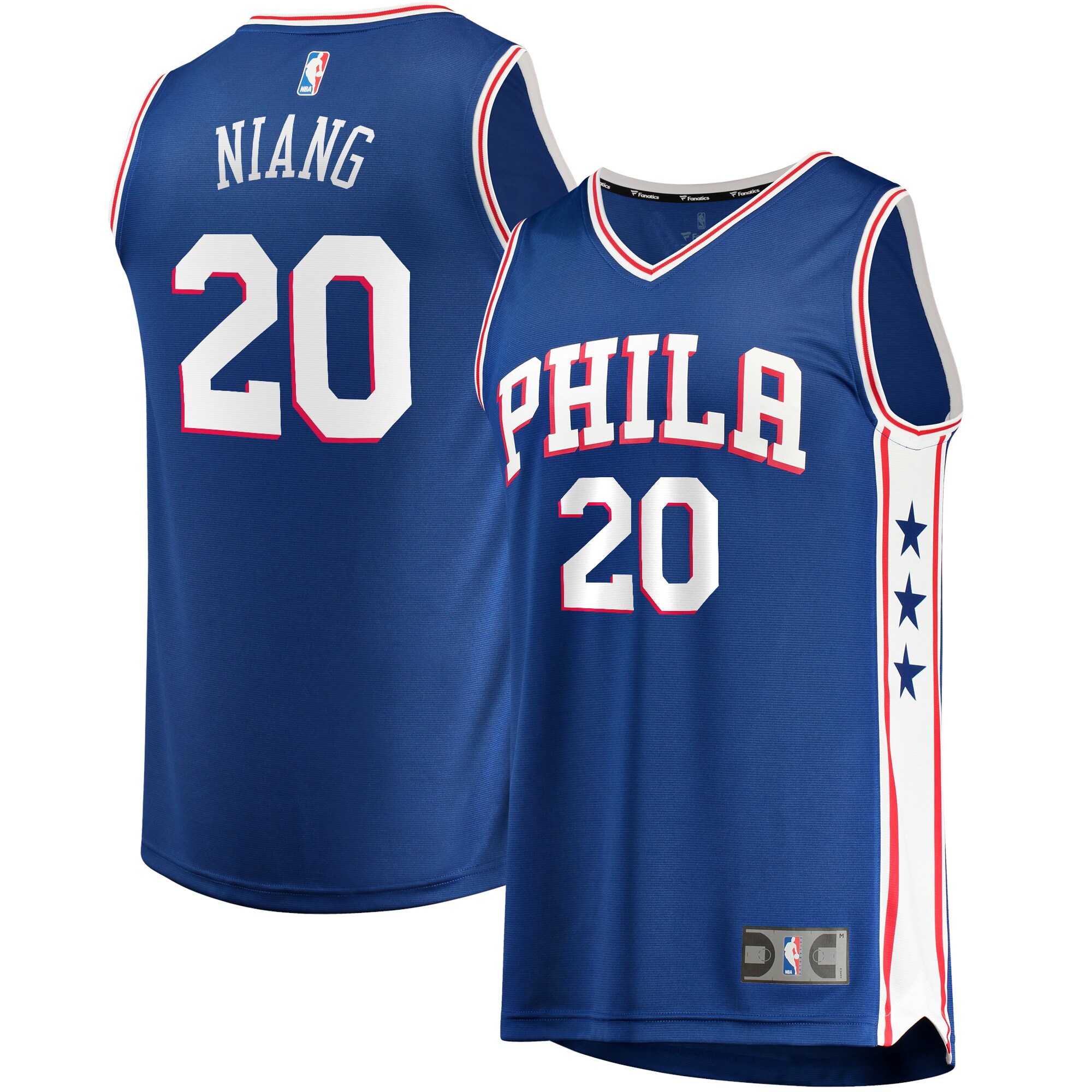 Georges Niang 76ers Icon Jersey - Premium Fanatics Replica 2021/22
