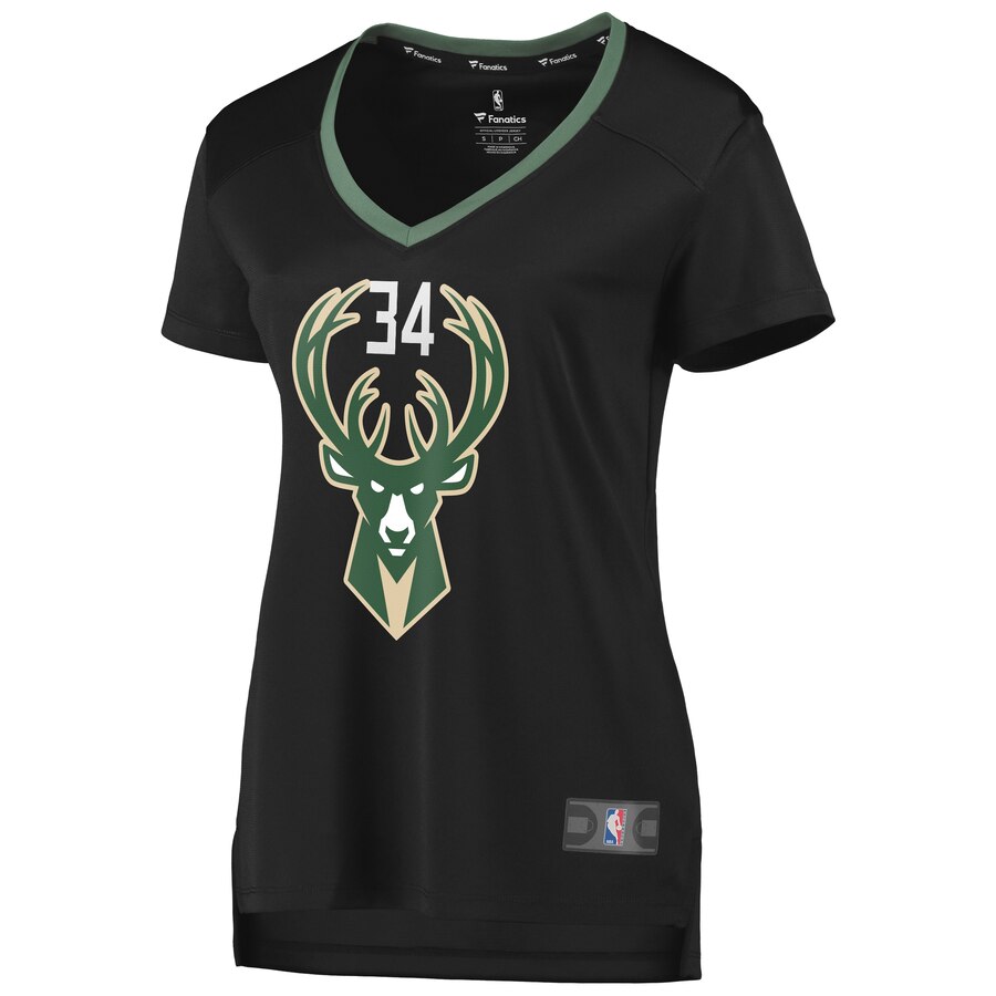 Giannis Bucks Statement Jersey - Outstanding Fanatics Women's NBA 2024