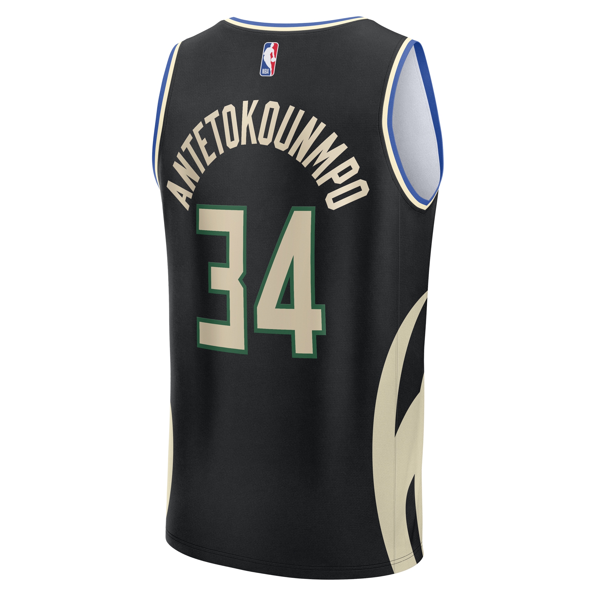 Giannis Antetokounmpo Youth Replica Jersey Black - Outstanding Fanatics Top 1 Pick
