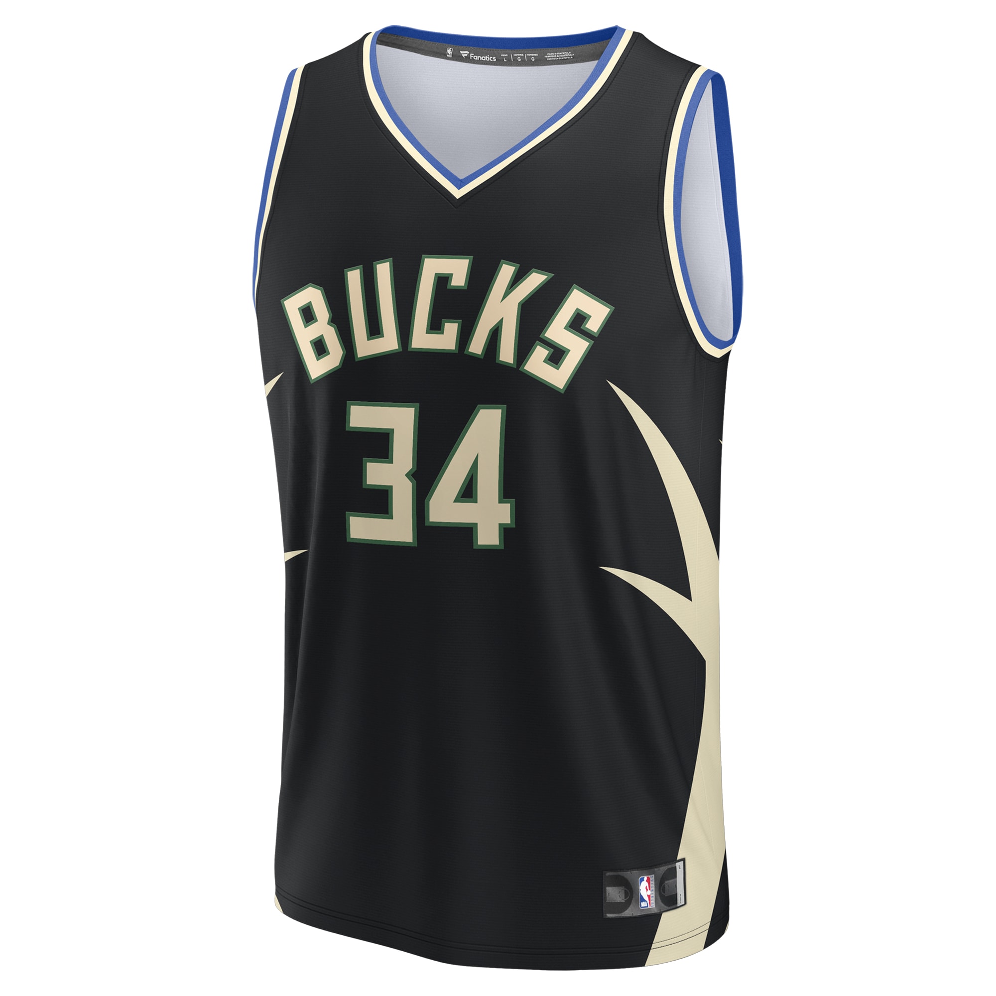 Bucks Black Antetokounmpo Jersey