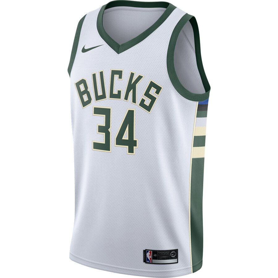 Nike Giannis Bucks Swingman White Jersey - Ultimate Fan Gear 2024