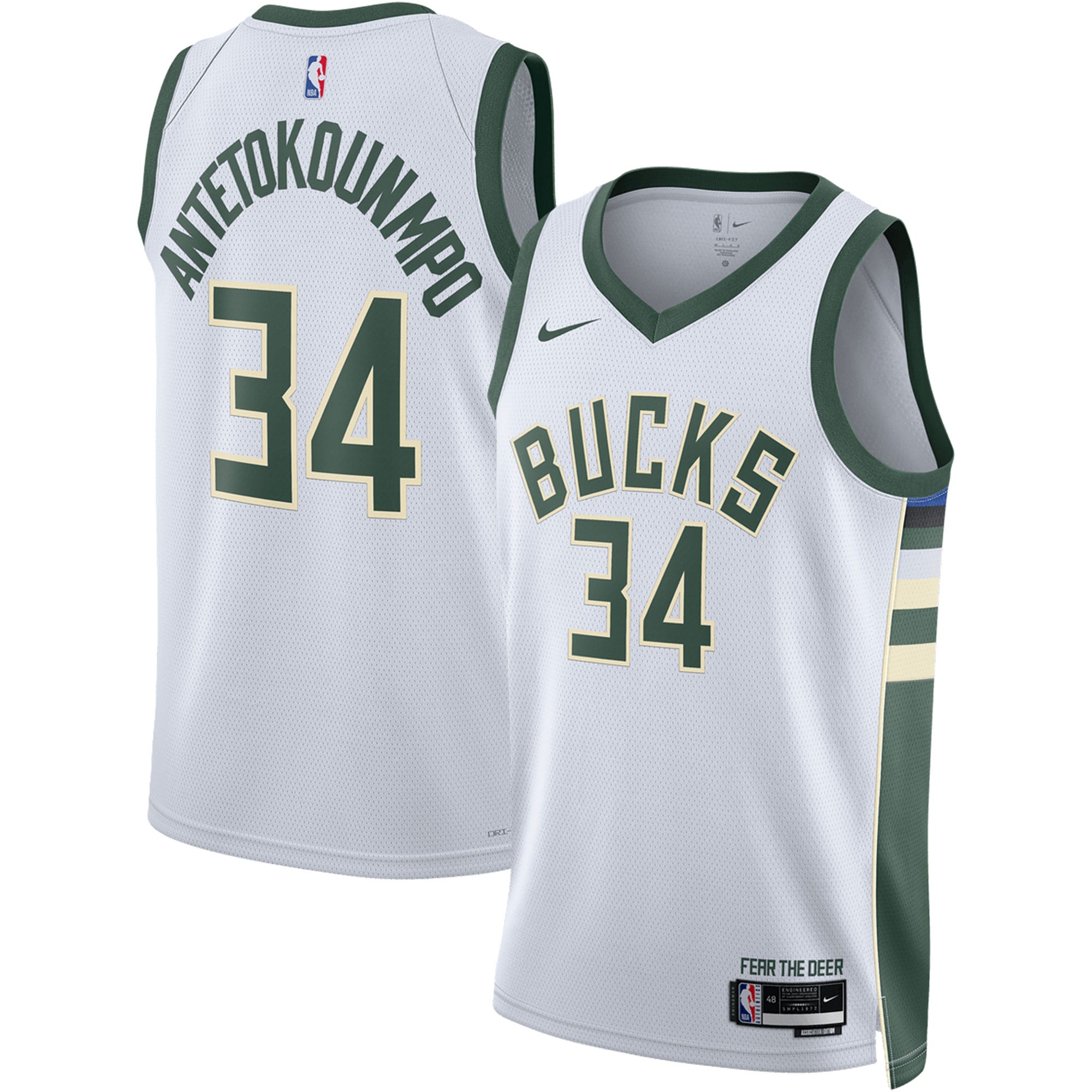 Nike Giannis Antetokounmpo Swingman White Jersey - Ultimate 2024 Fan Edition