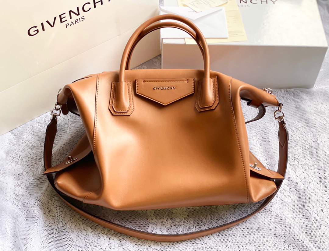 Givenchy Antigona Leather Handle Bag - Neutrals Handle Bags, Handbags - GIV197935 |