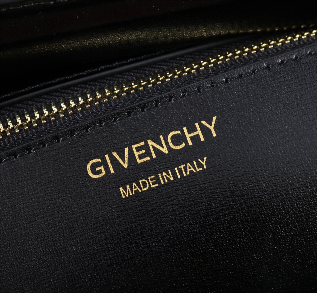 Givenchy Antigona Toy Lock bag in washed denim in – dark black