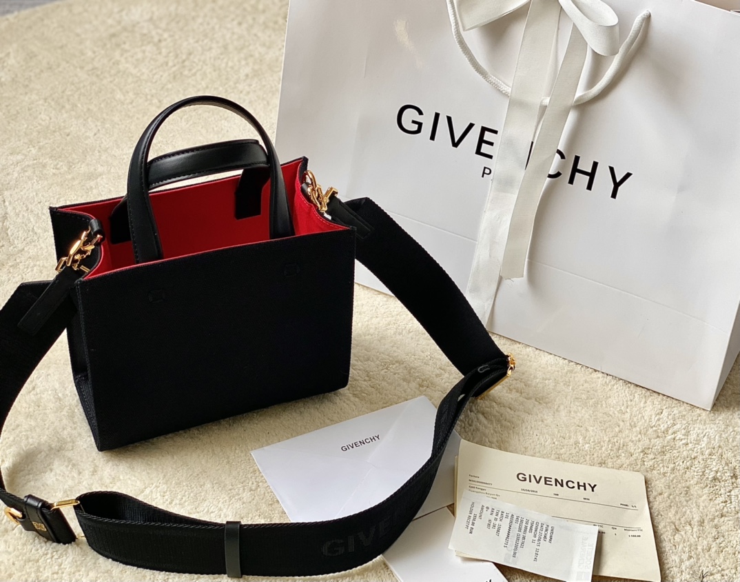 Givenchy - G Mini logo canvas tote Givenchy