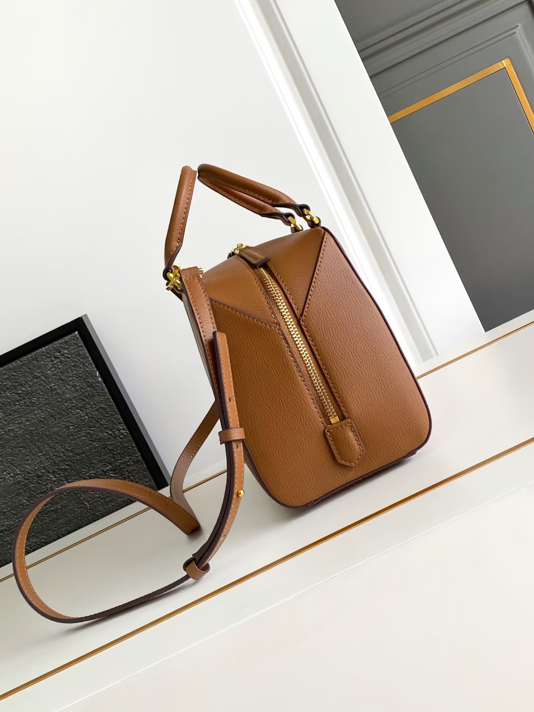 Givenchy Mini Antigona Cube Handbag | Brown