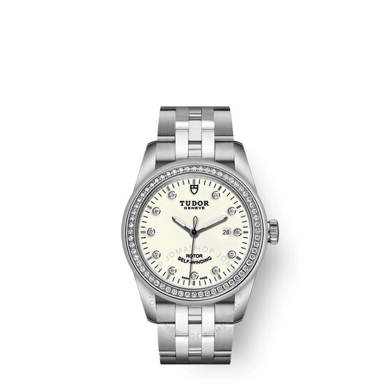 Glamour Date Automatic Diamond Ladies Watch