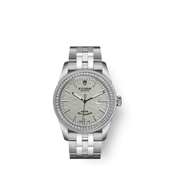 Glamour Date Automatic Diamond Ladies Watch