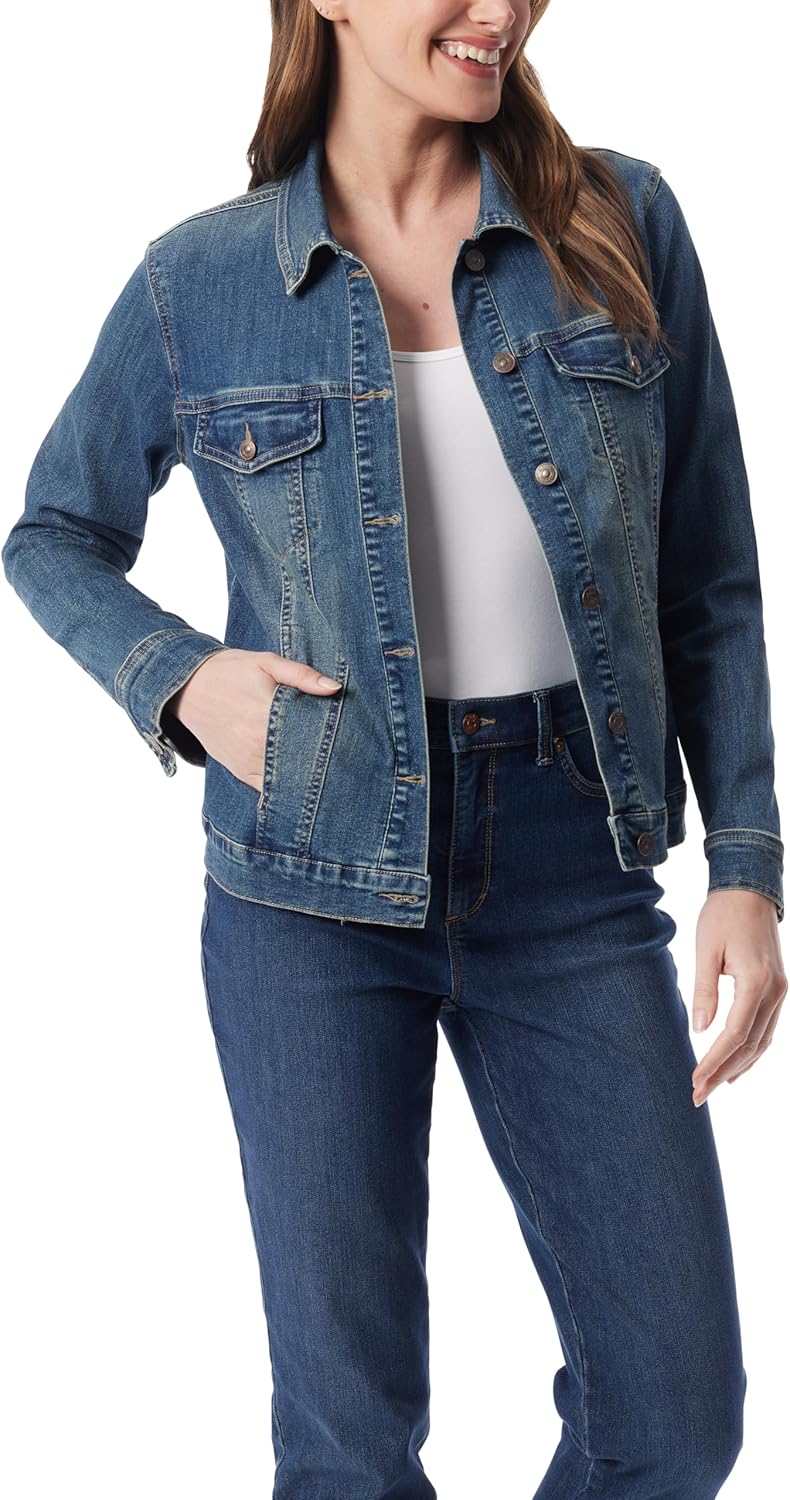 Gloria Vanderbilt Women’s Amanda Denim Jean Jacket Standard