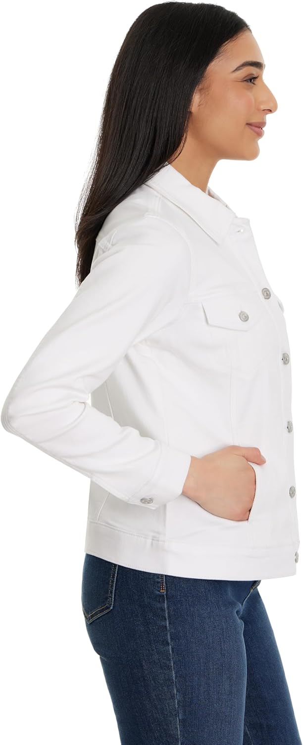 Gloria Vanderbilt Women’s Amanda Knit Denim Jacket Standard