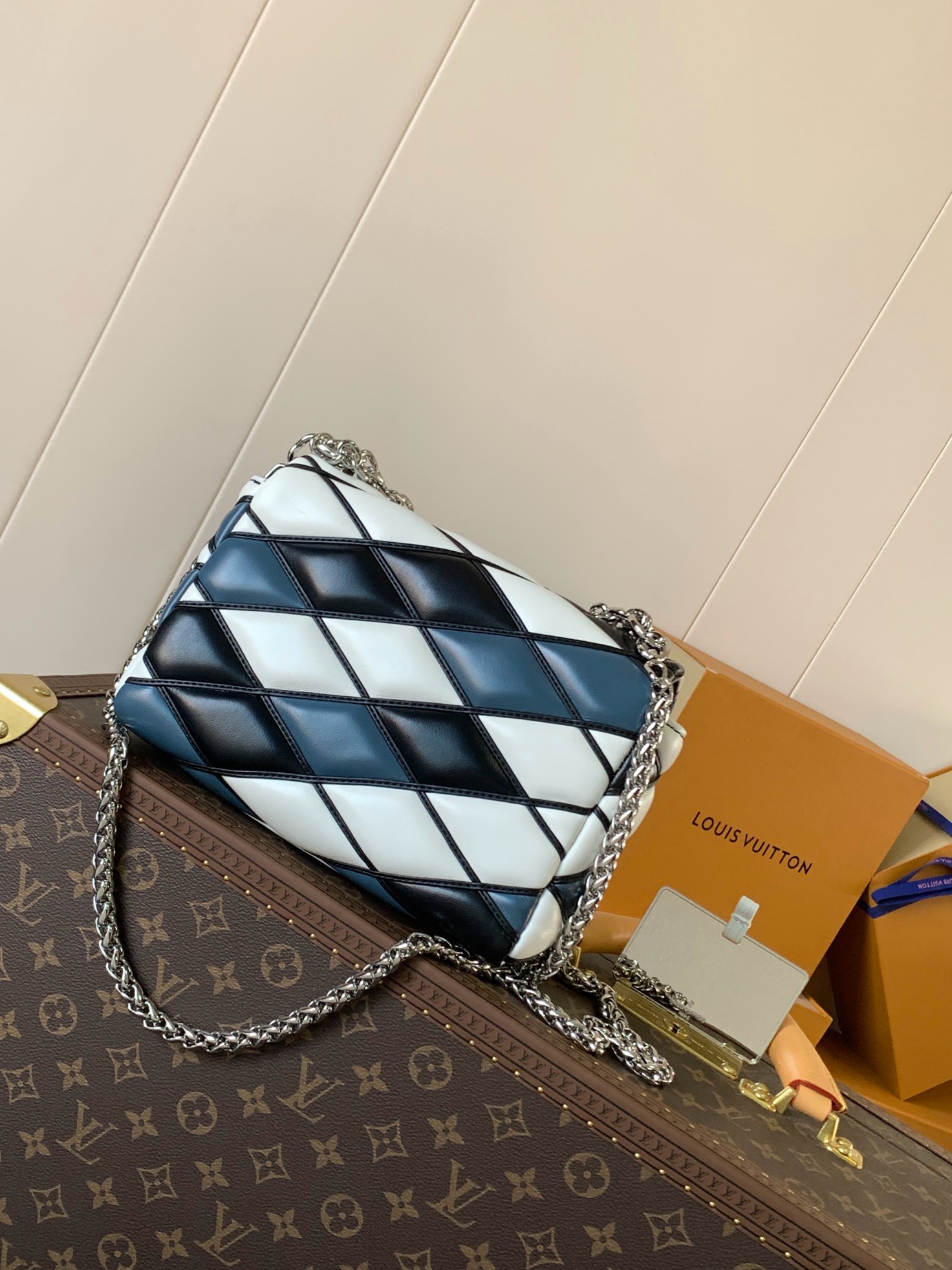 GO-14 MM Malletage black and white blue Bag - Bag | LOUIS VUITTON
