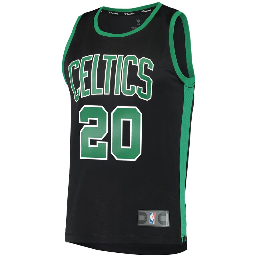 Gordon Hayward Celtics Black Jersey #20 - Outstanding Fanatics Replica
