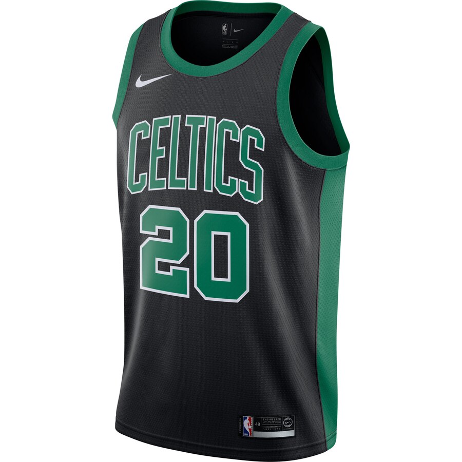 Nike Gordon Hayward Celtics Black Jersey #20 - Premium Statement Edition