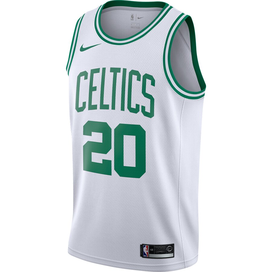 Nike Gordon Hayward Celtics Jersey White #20 - Outstanding Icon Edition
