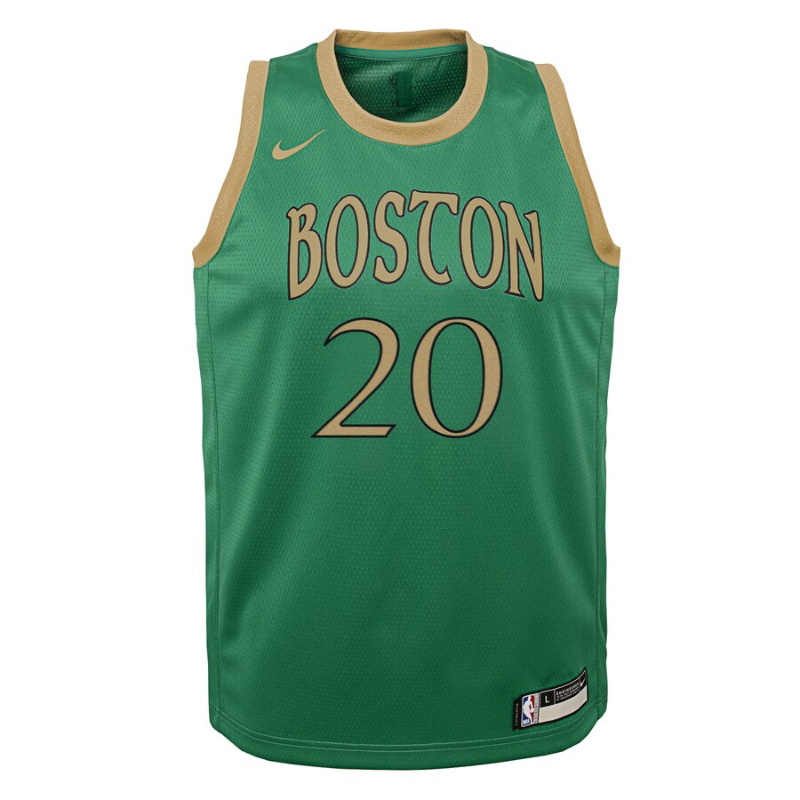 Gordon Hayward Youth City Edition Jersey - Outstanding #20 Celtics Fan Gear