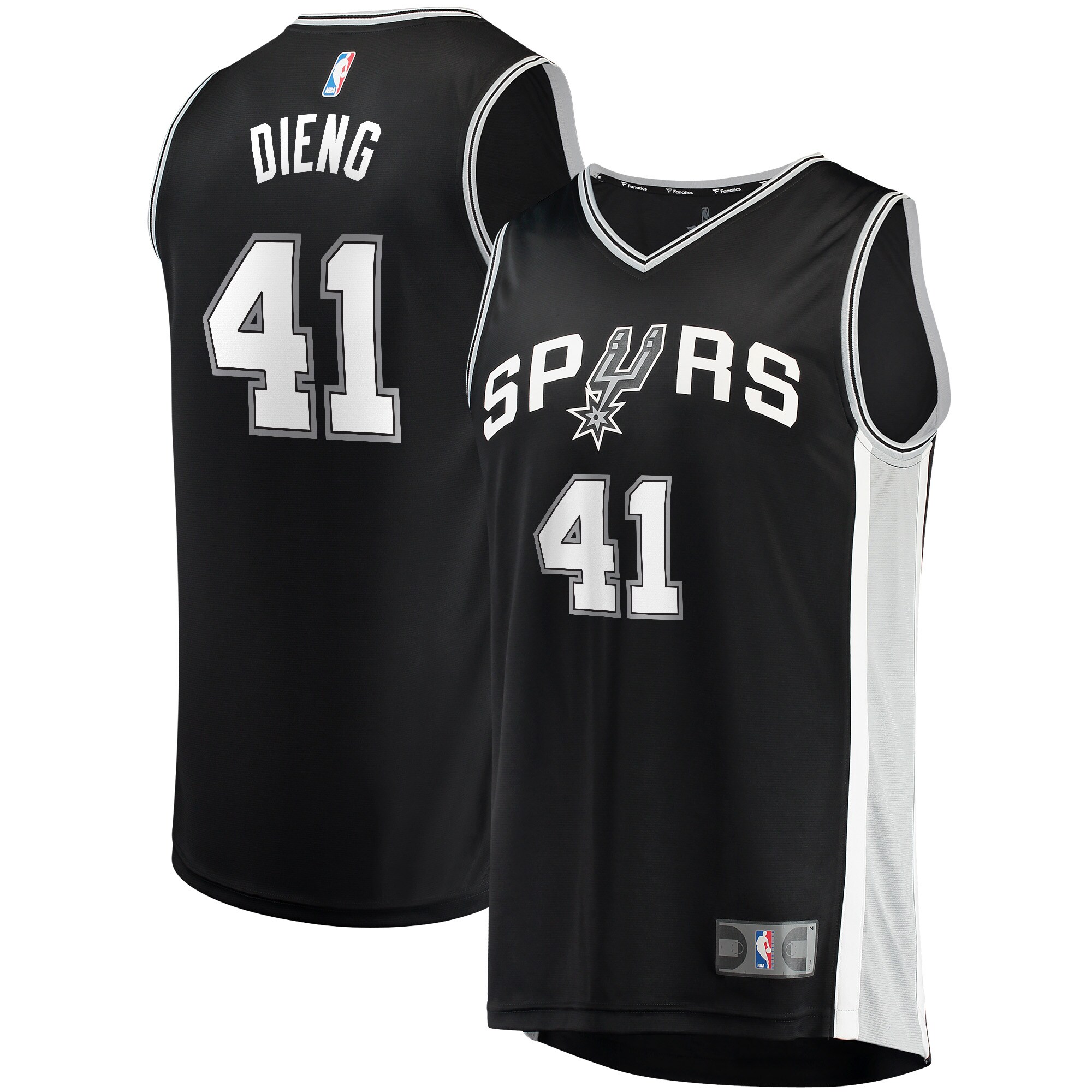 Gorgui Dieng Spurs Black Jersey - Ultimate Fanatics 2024 Edition