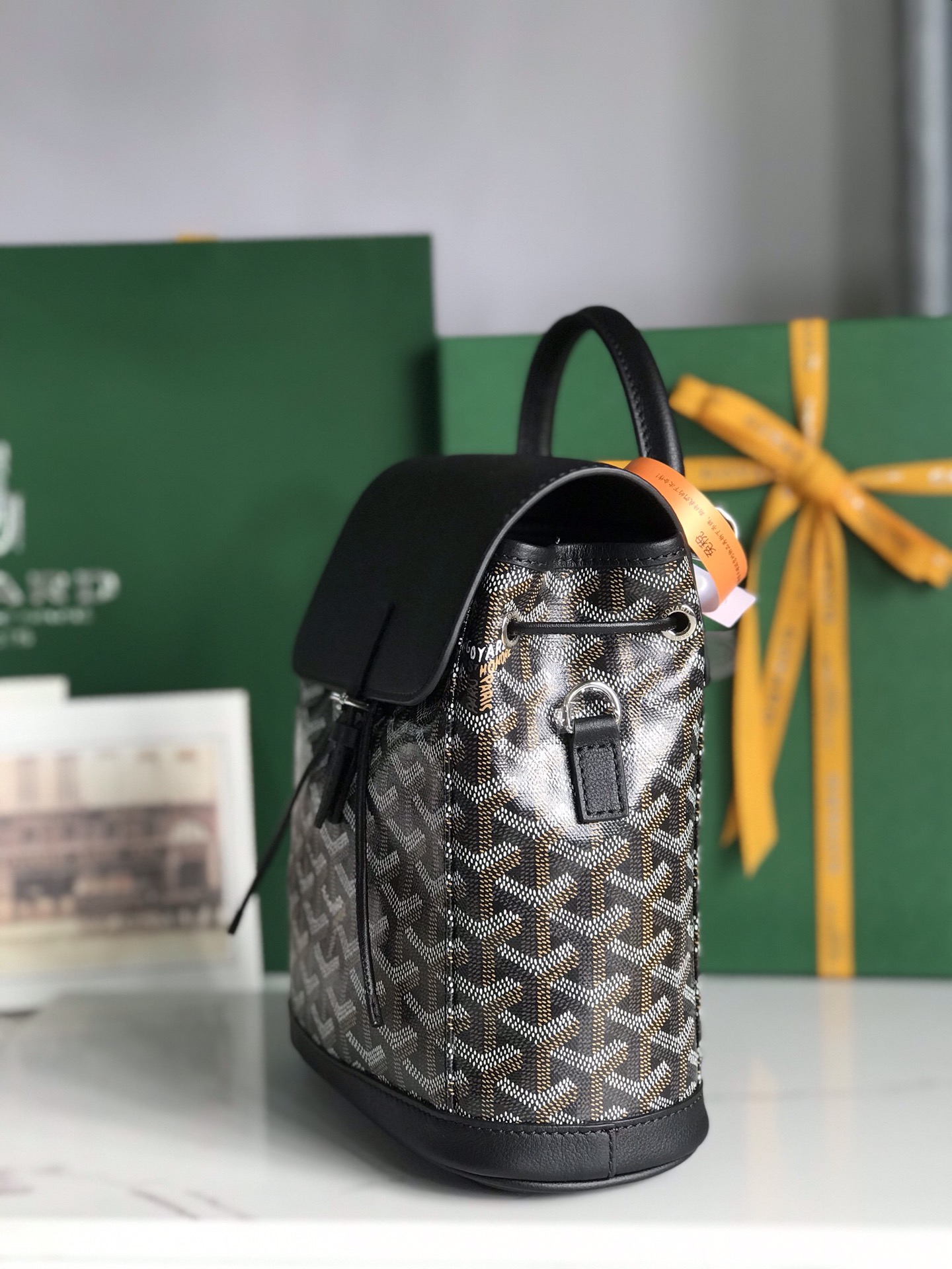GOYARD Alpin Mini Herringbone 3way Backpack Daypack bag