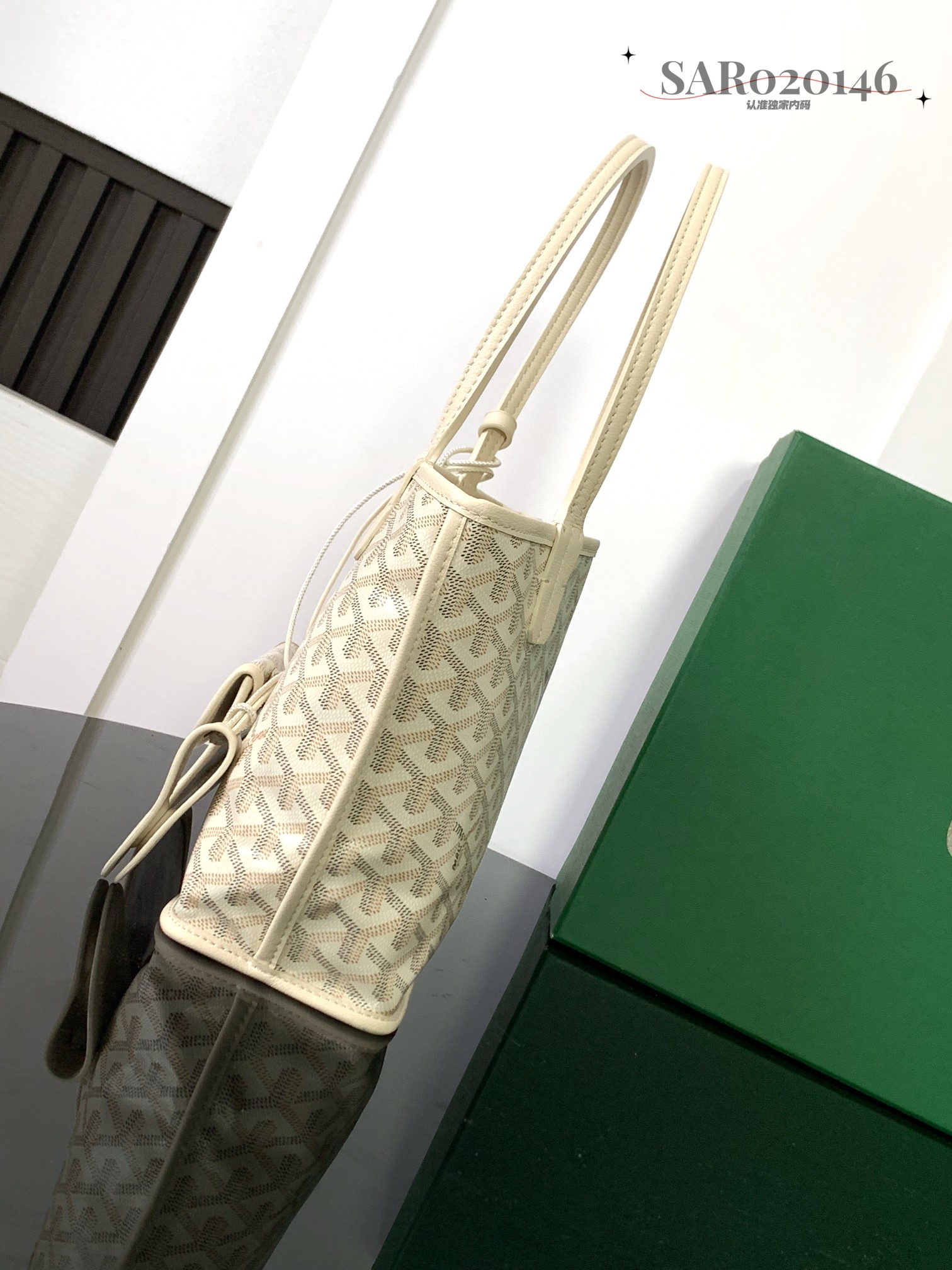 Goyard Angers Women's Handbag in White PVC Plastic