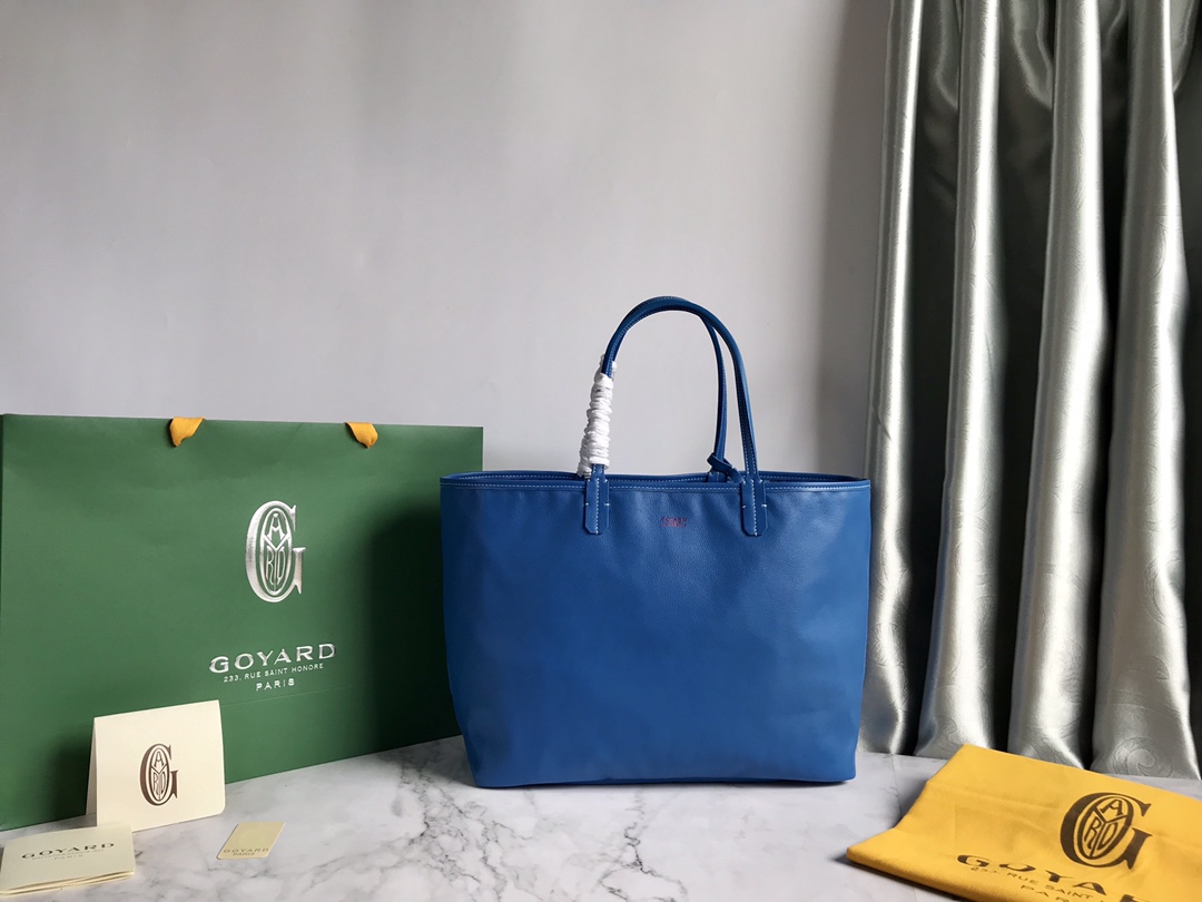 Goyard Anjou Tote PM Navy Blue for Women