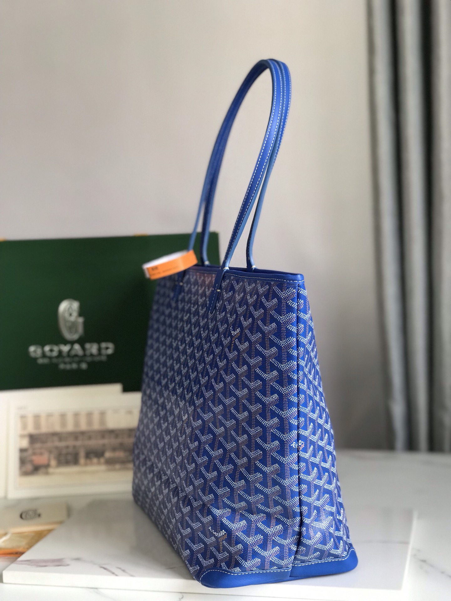 Goyard Artois PM Tote Bag for Women Blue N-QL |