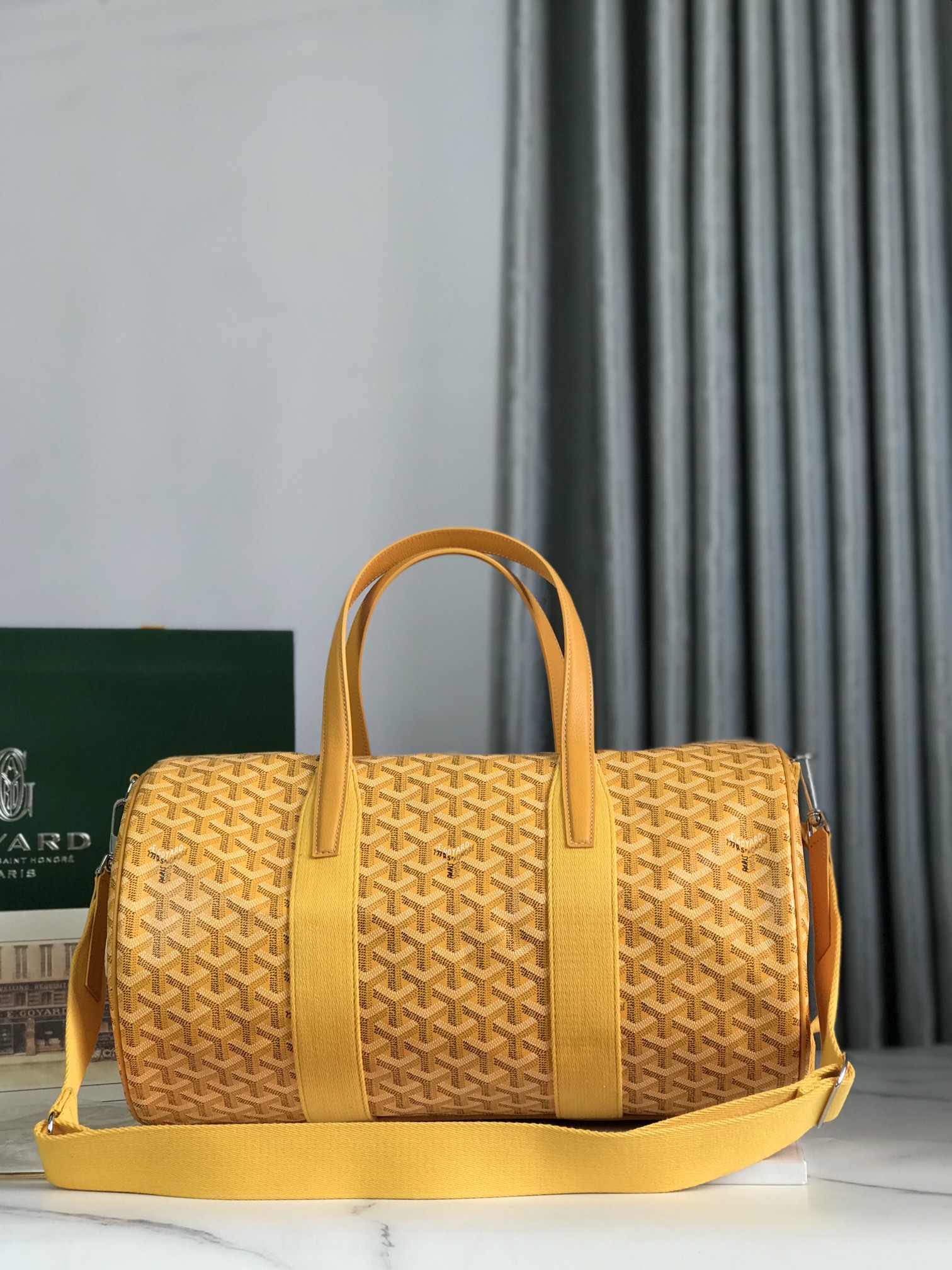 Goyard Barrel 40 Sports Bag Orange –