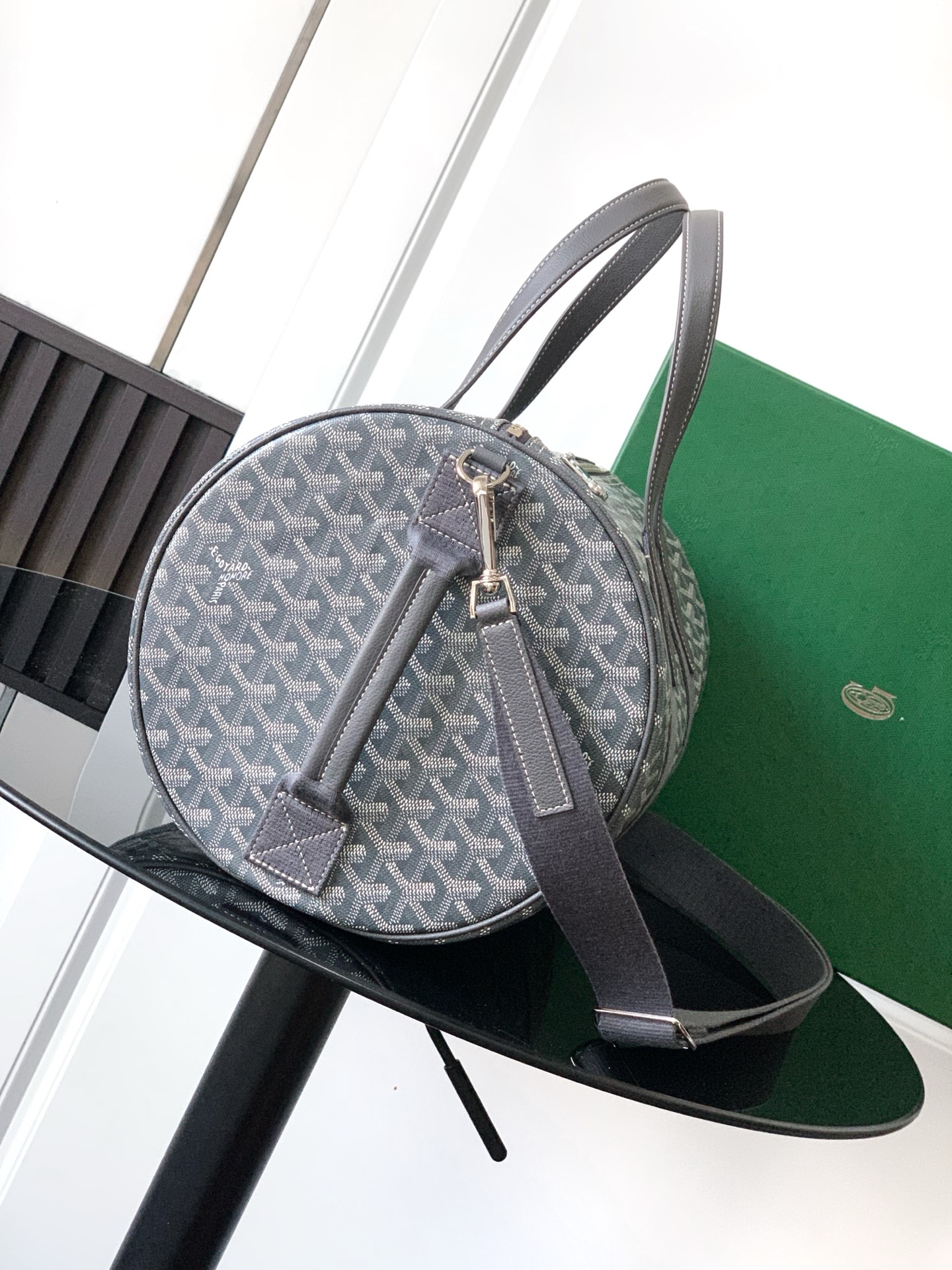 Goyard Barrel 40 Sports Duffle Bag Gray