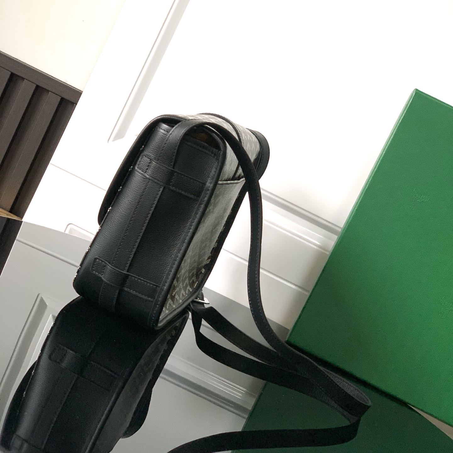 Goyard Belvedere 3 MM Black Noir Messenger Bag