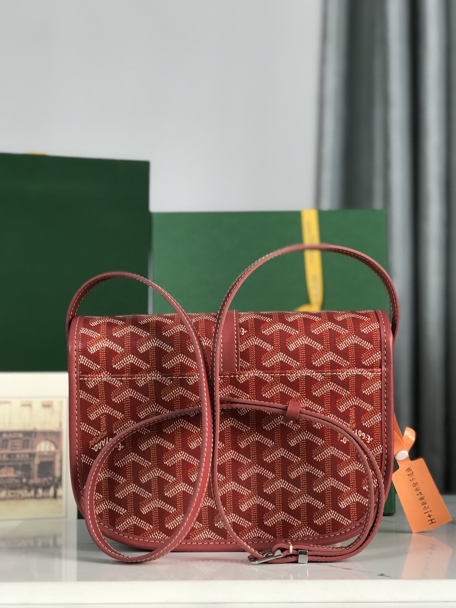 Goyard Belvedere II Messenger Bag Coated Canvas MMred