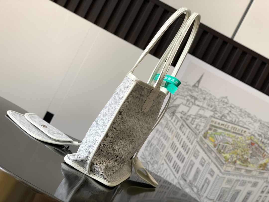 Goyard Black Anjou Mini Bag white Women's Handbag