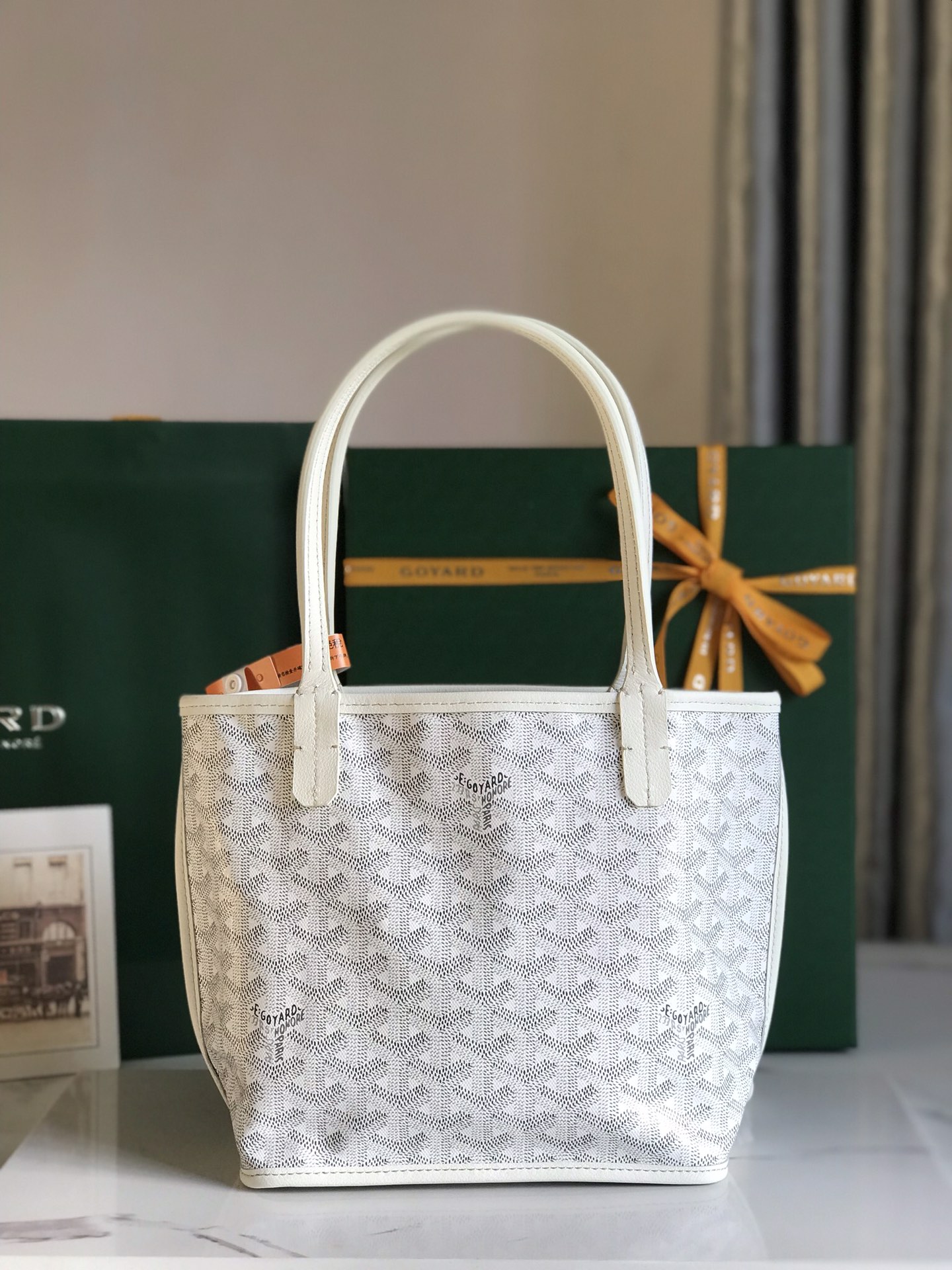 Goyard Black Anjou Mini Bag white Women’s Handbag
