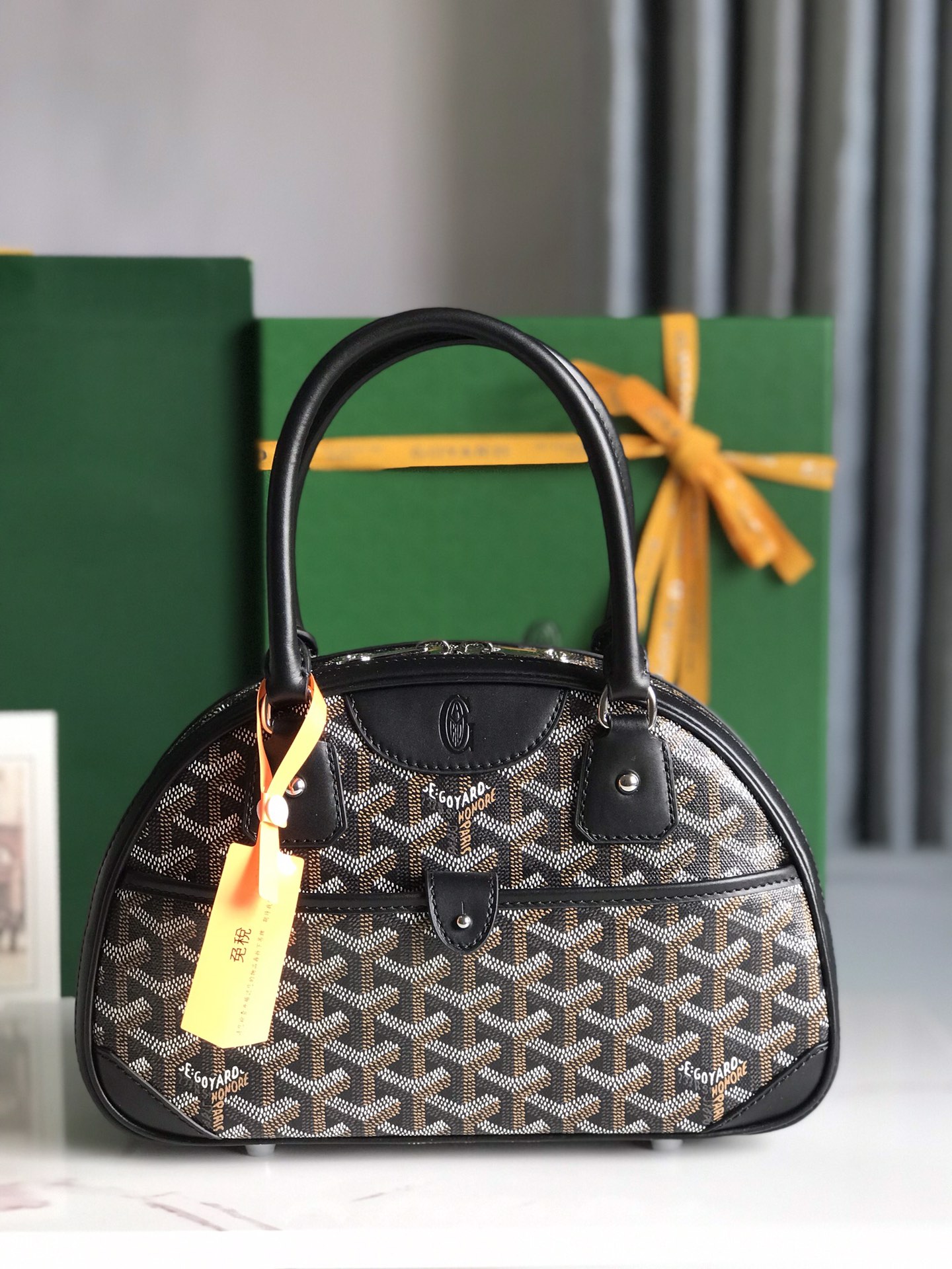 Goyard Black Boulogne Bag