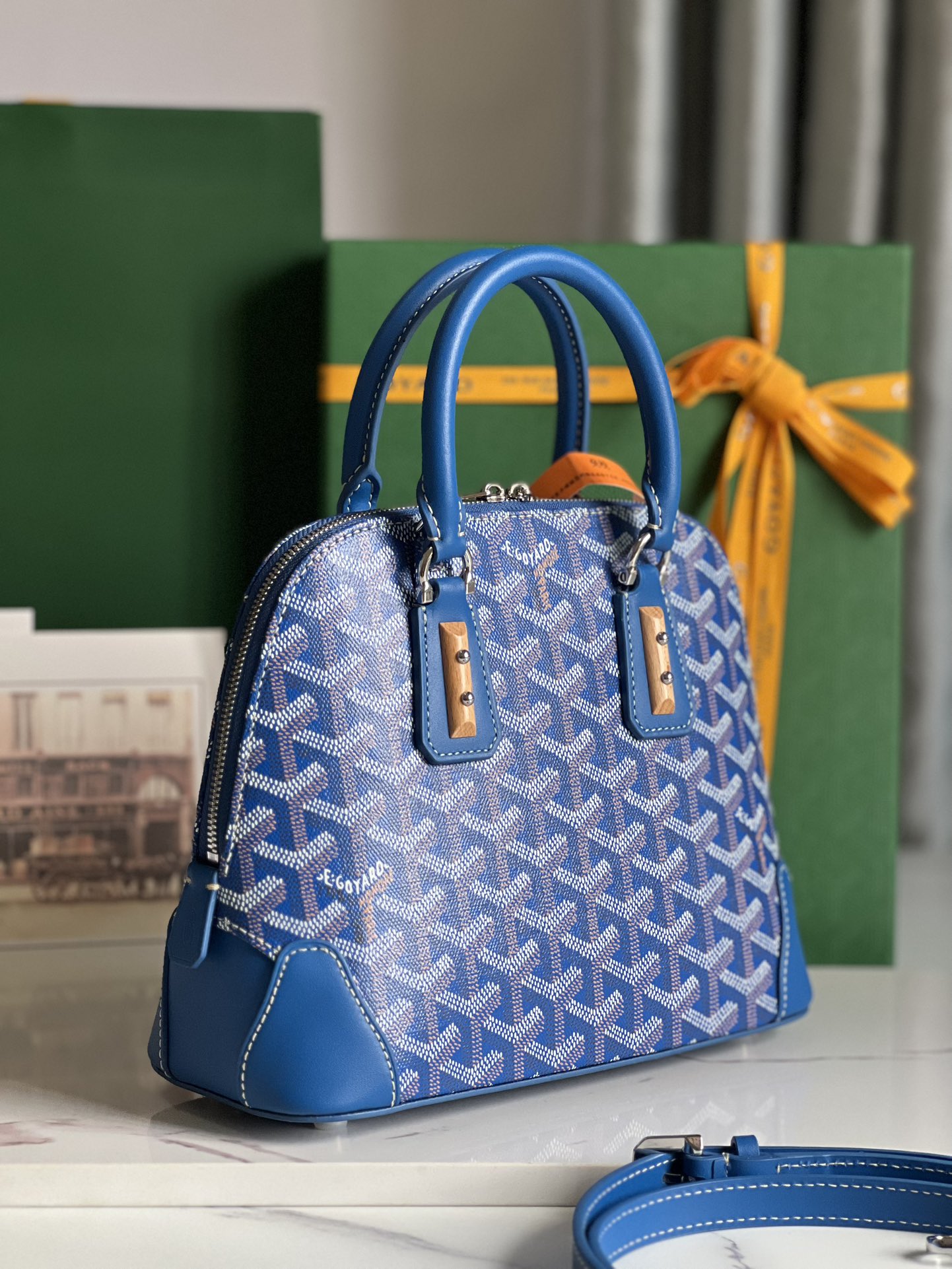 Goyard Blue VENDOME Mini Tote Bag aa50977