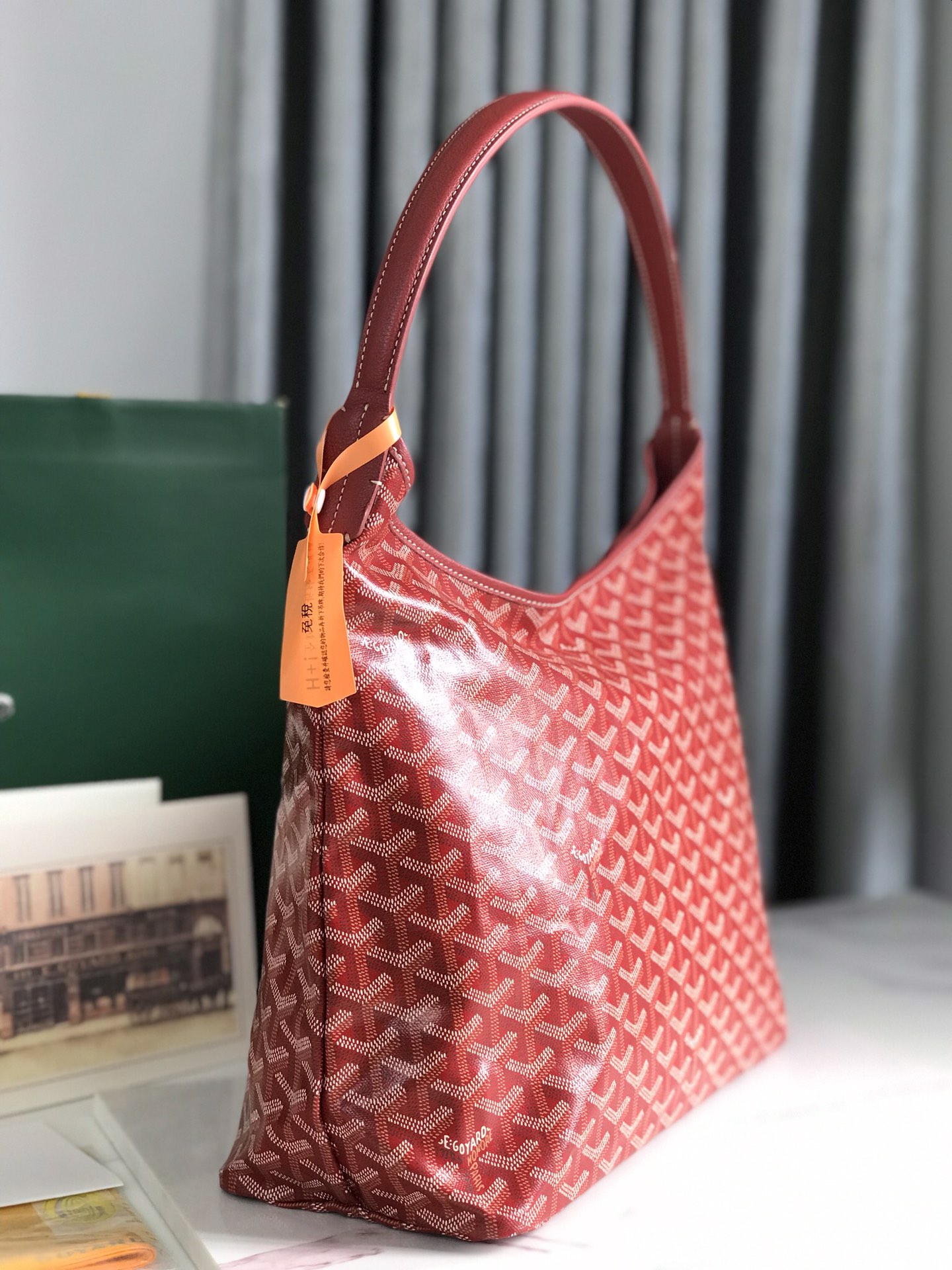 Goyard Bohème Hobo Bag Women's Tote red