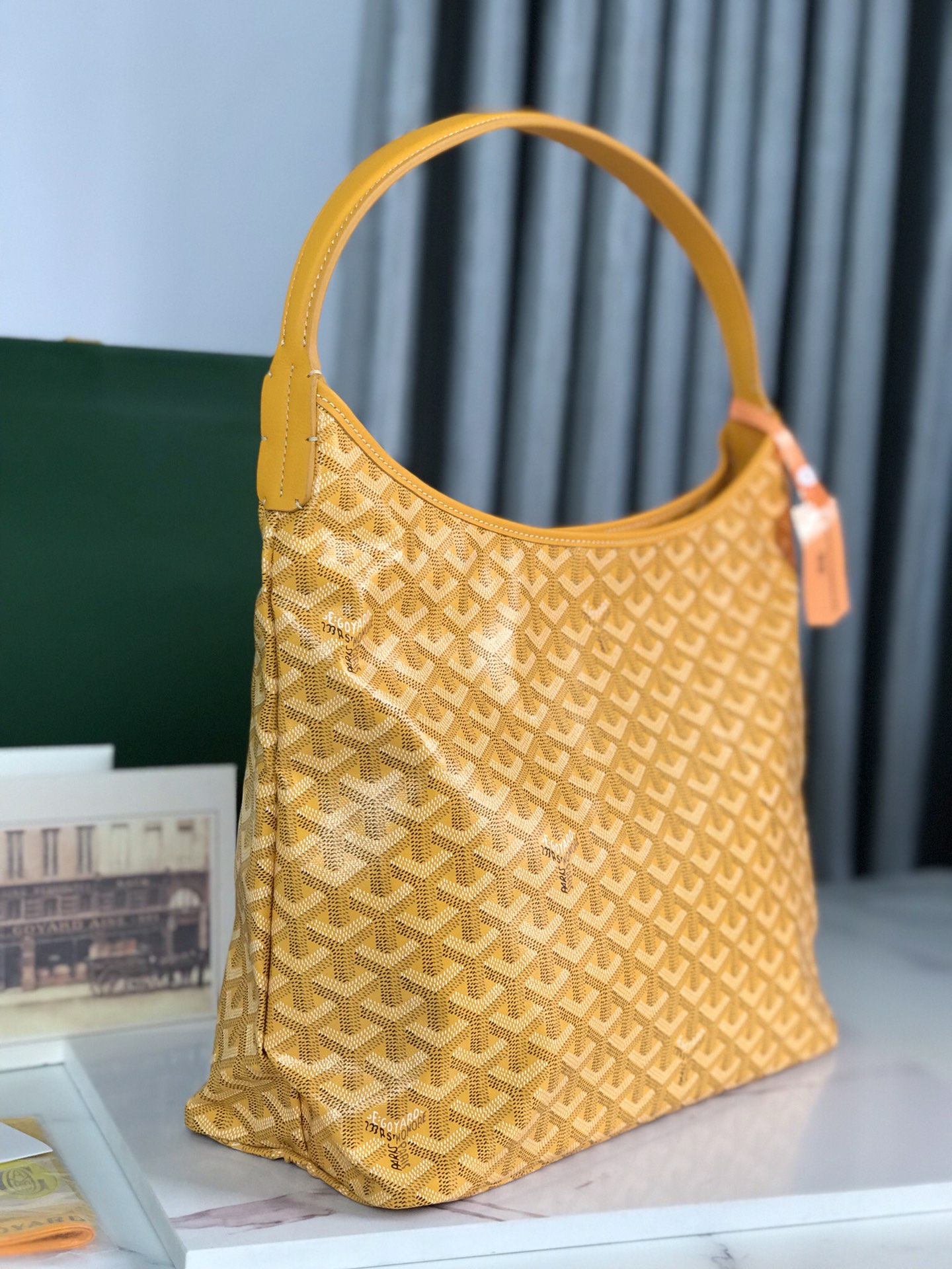 Goyard Bohemme Hobo White Bag Women's Tote Bag yellow
