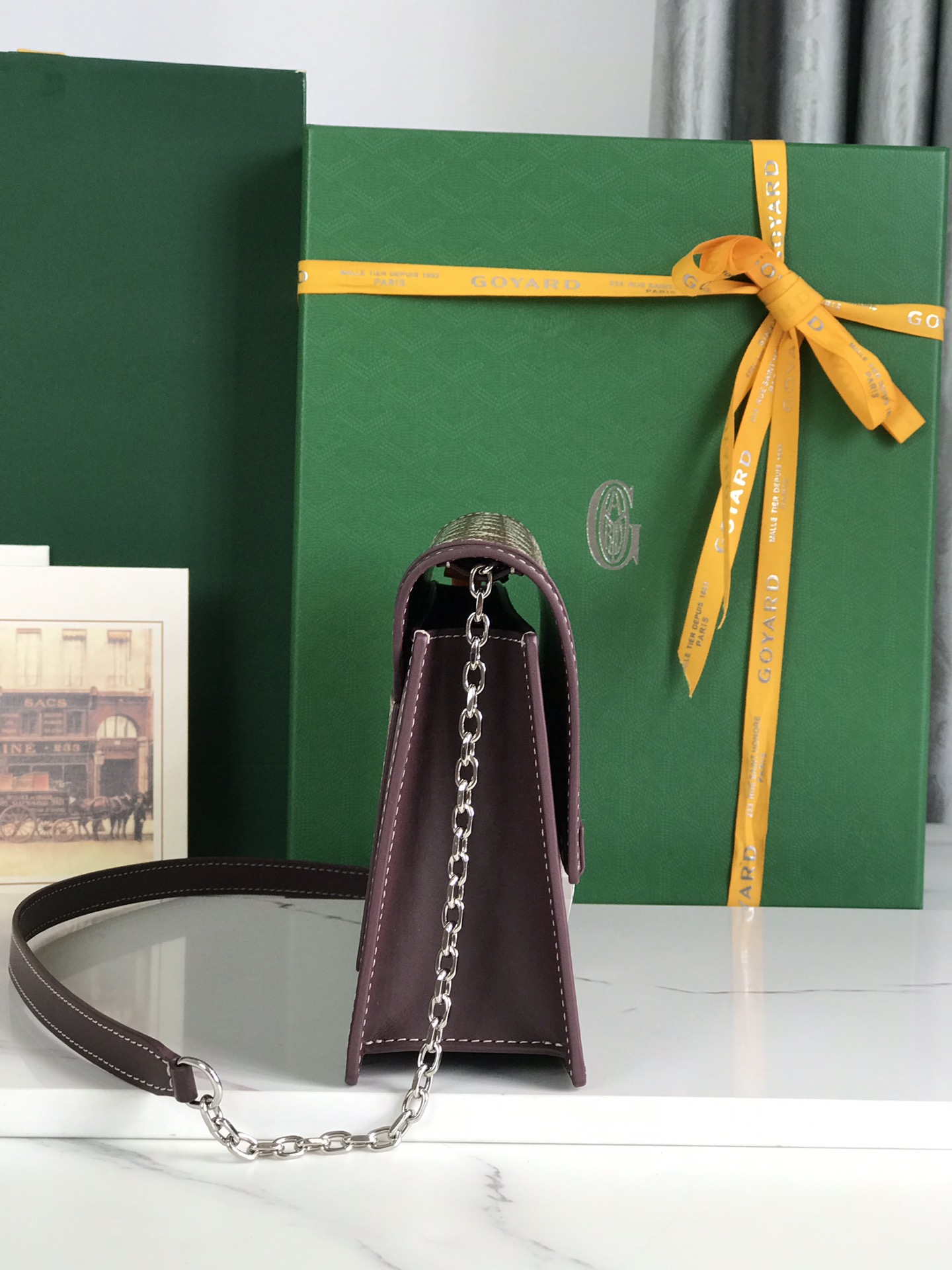 Goyard Duchesse Marie-Caroline Bag  Burgundy