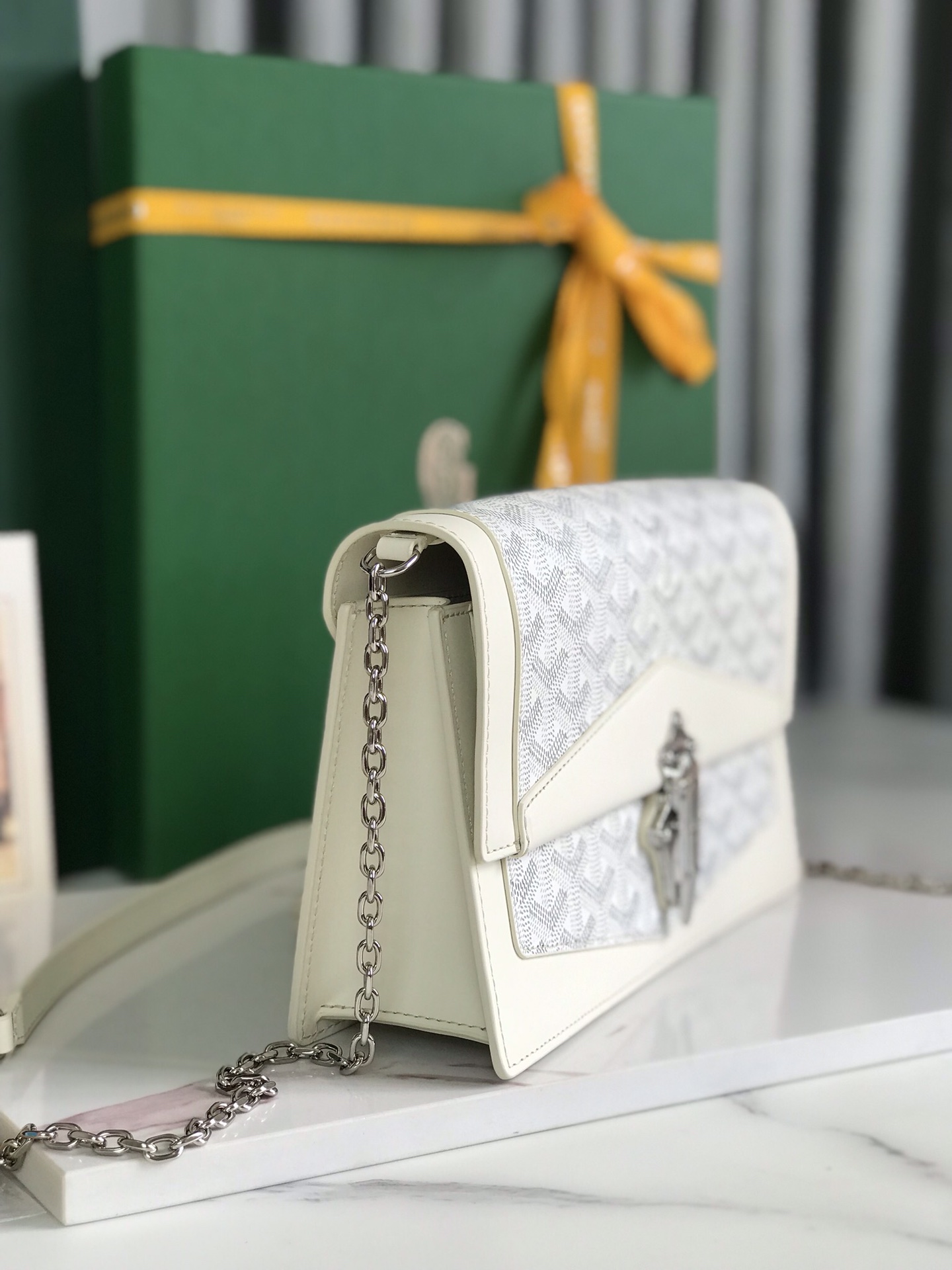 Goyard Duchesse Marie-Caroline Bag white
